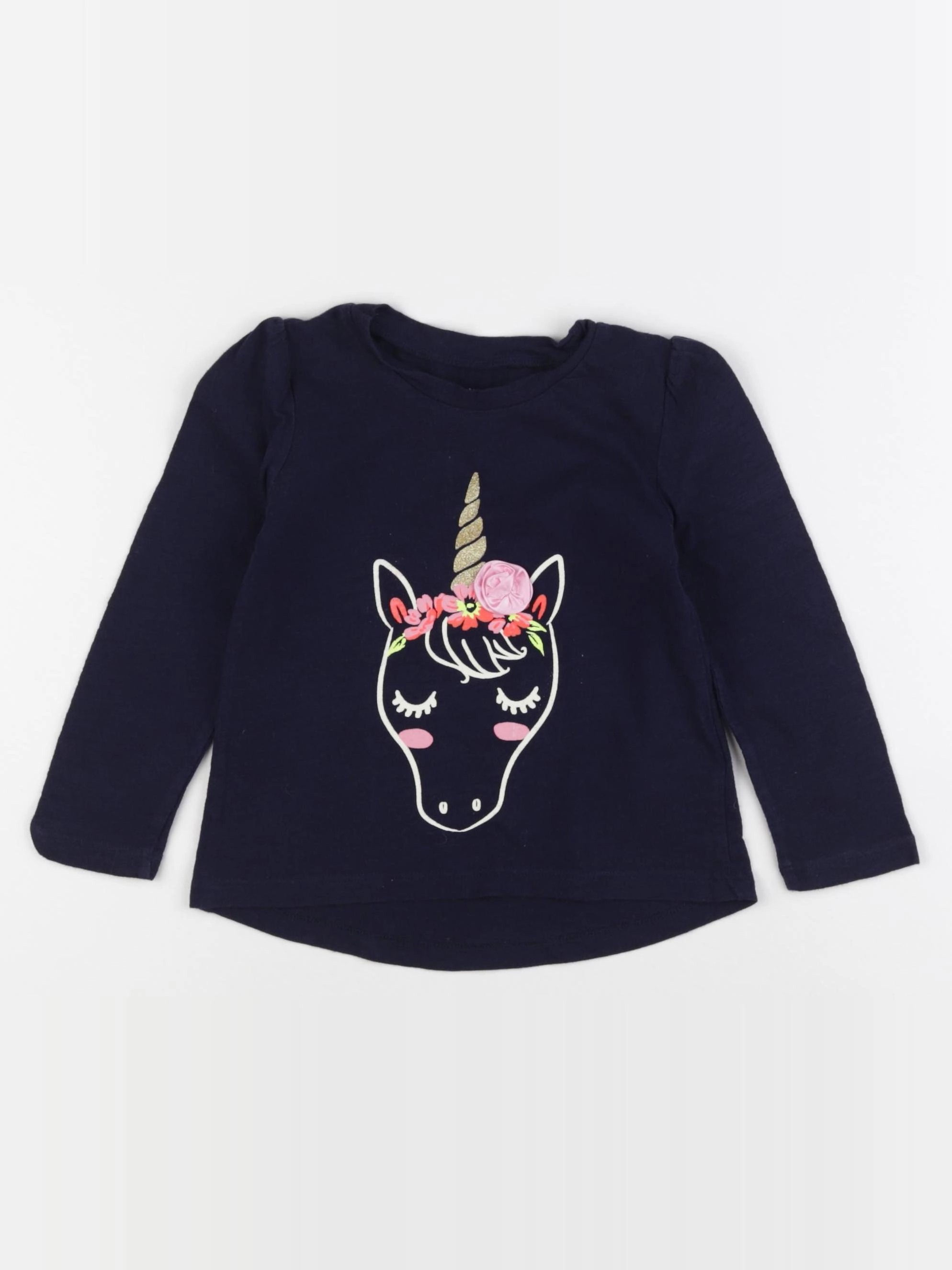 GAP - tee-shirt bleu - 2 ans