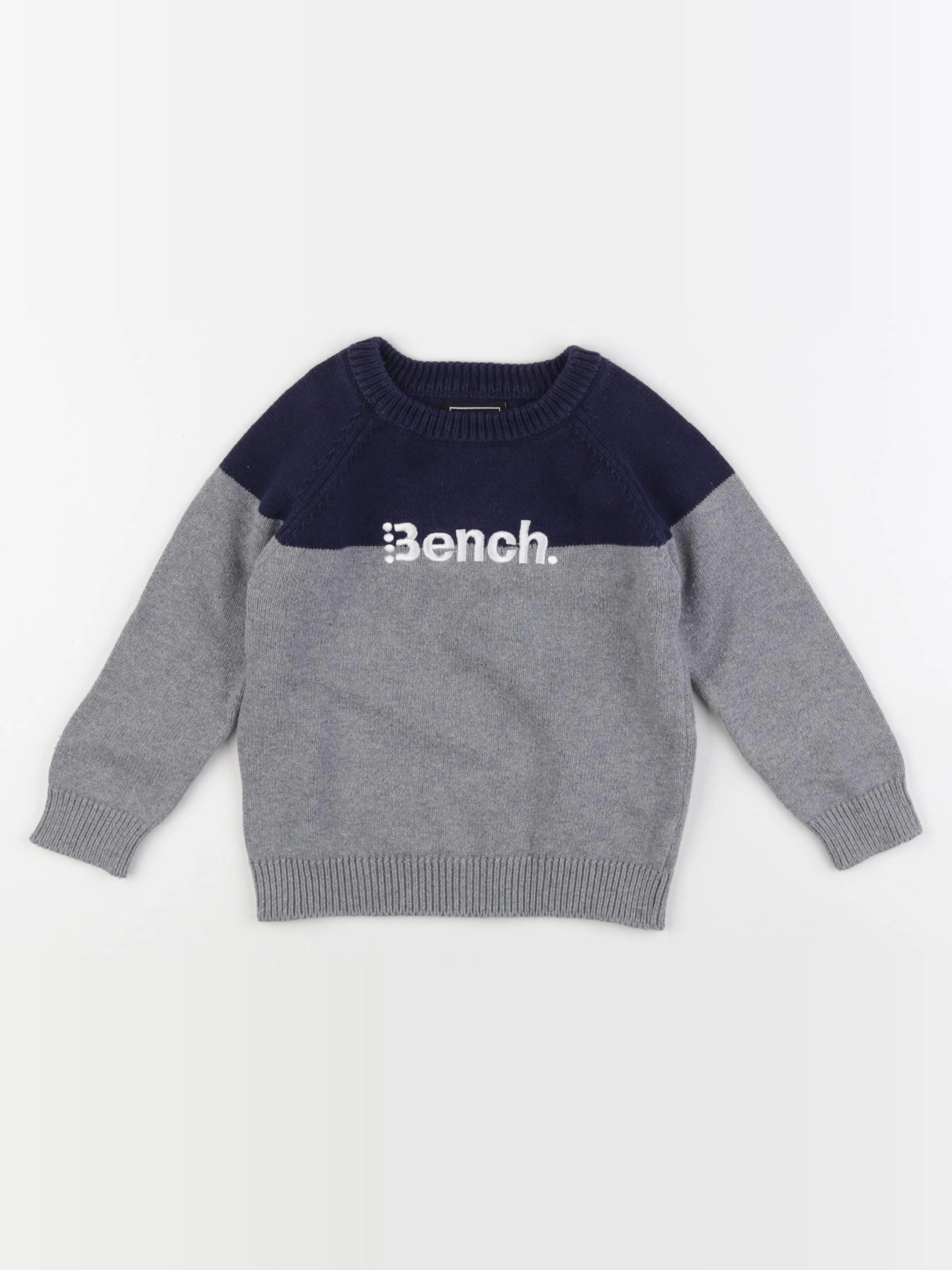 Bench - pull bleu, gris - 2/3 ans