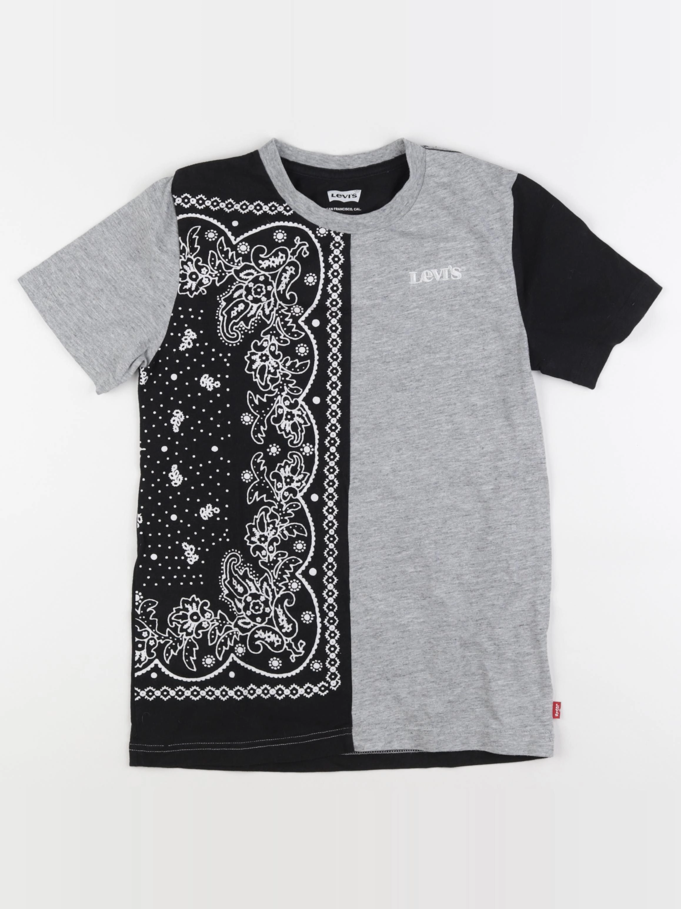 Levi's - tee-shirt gris, noir - 12 ans