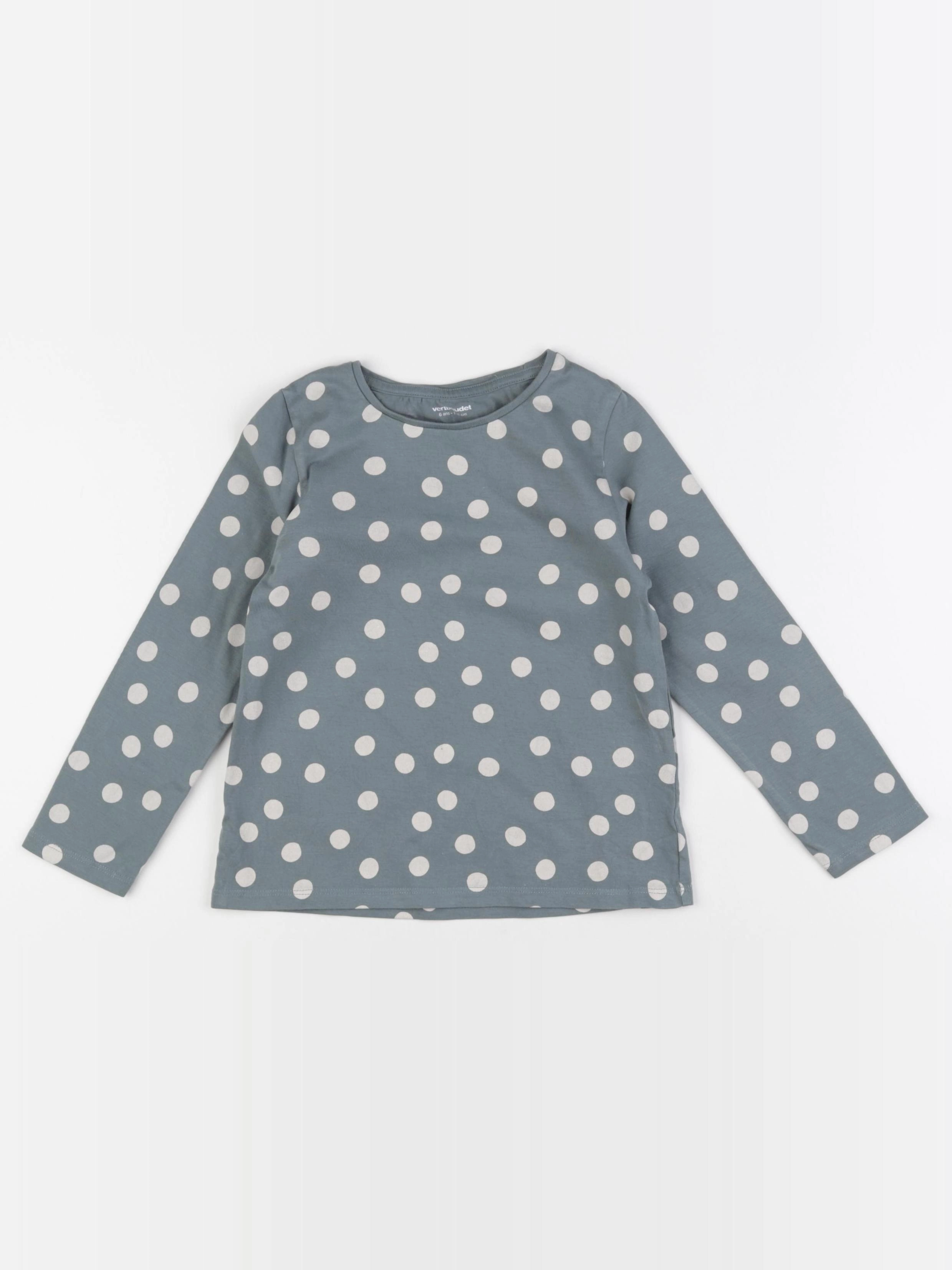 Vertbaudet - tee-shirt vert - 6 ans