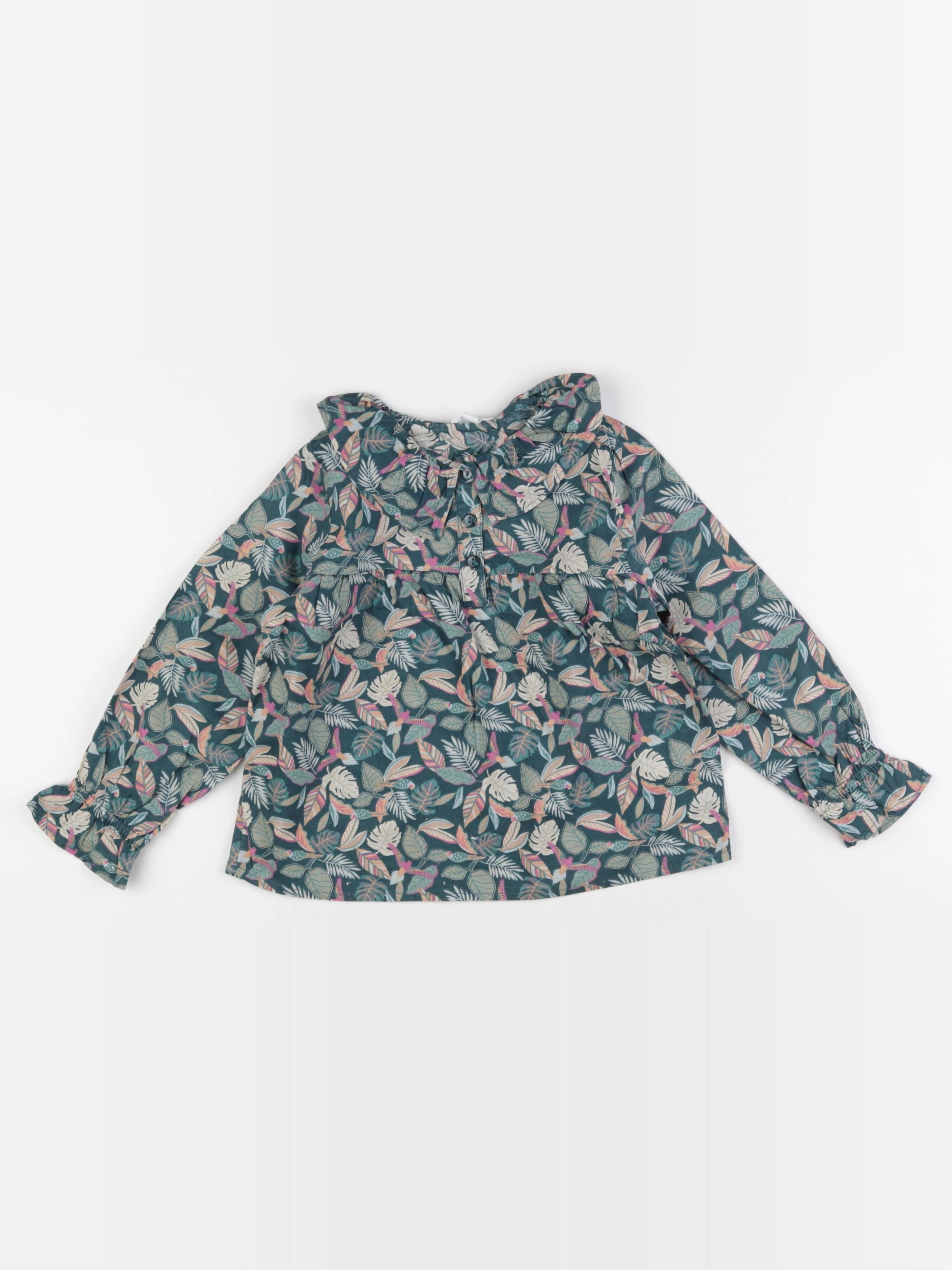 Vertbaudet - blouse vert - 6 ans