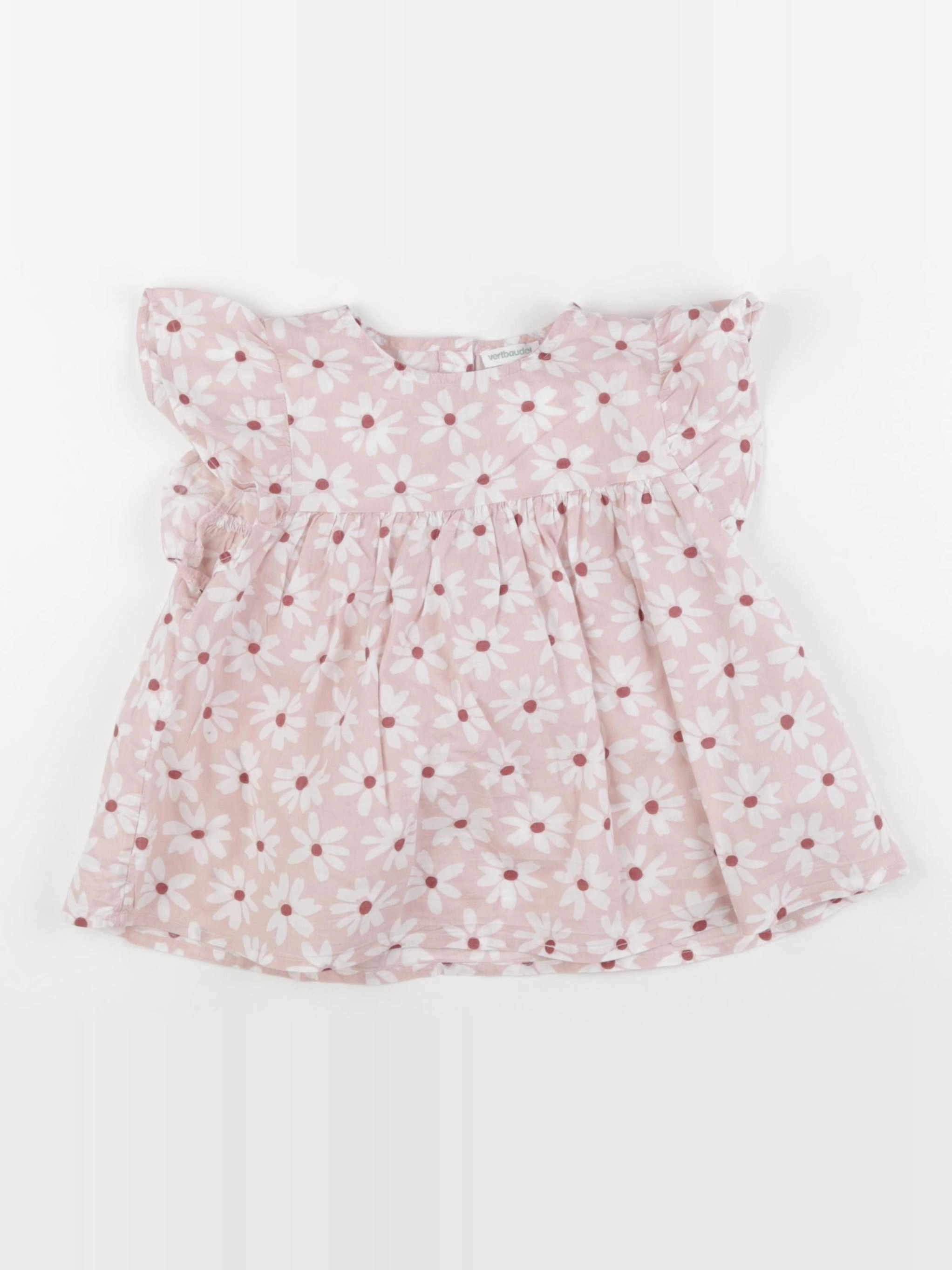 Vertbaudet - blouse rose - 6 ans