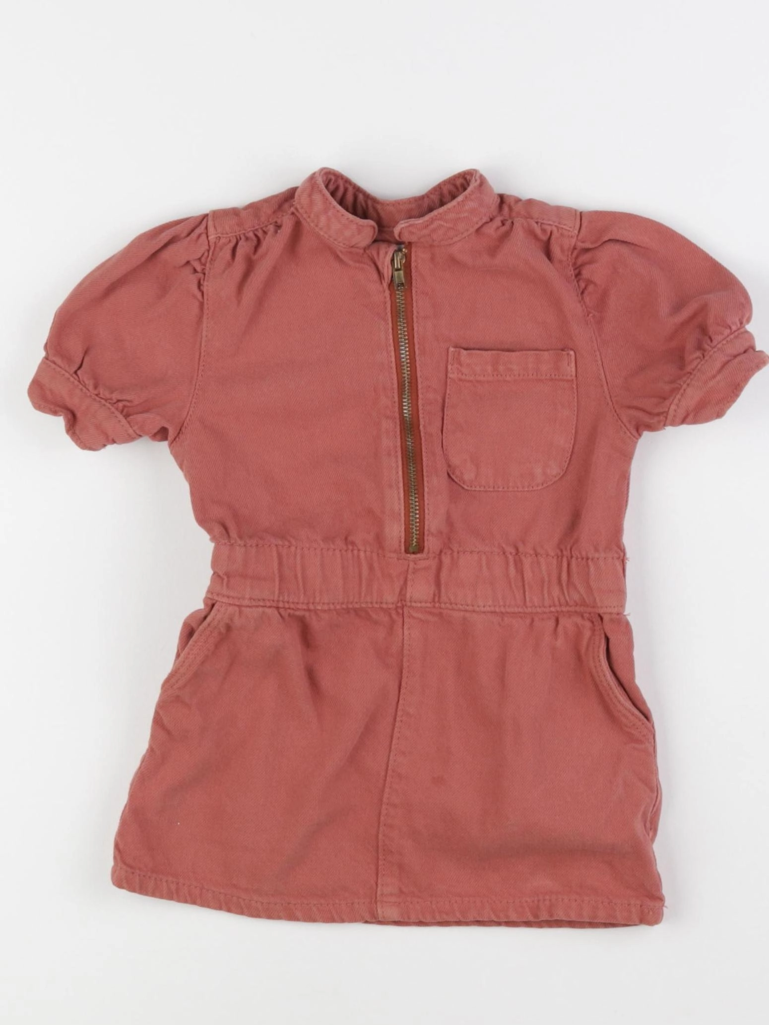 Vertbaudet - robe marron - 2 ans