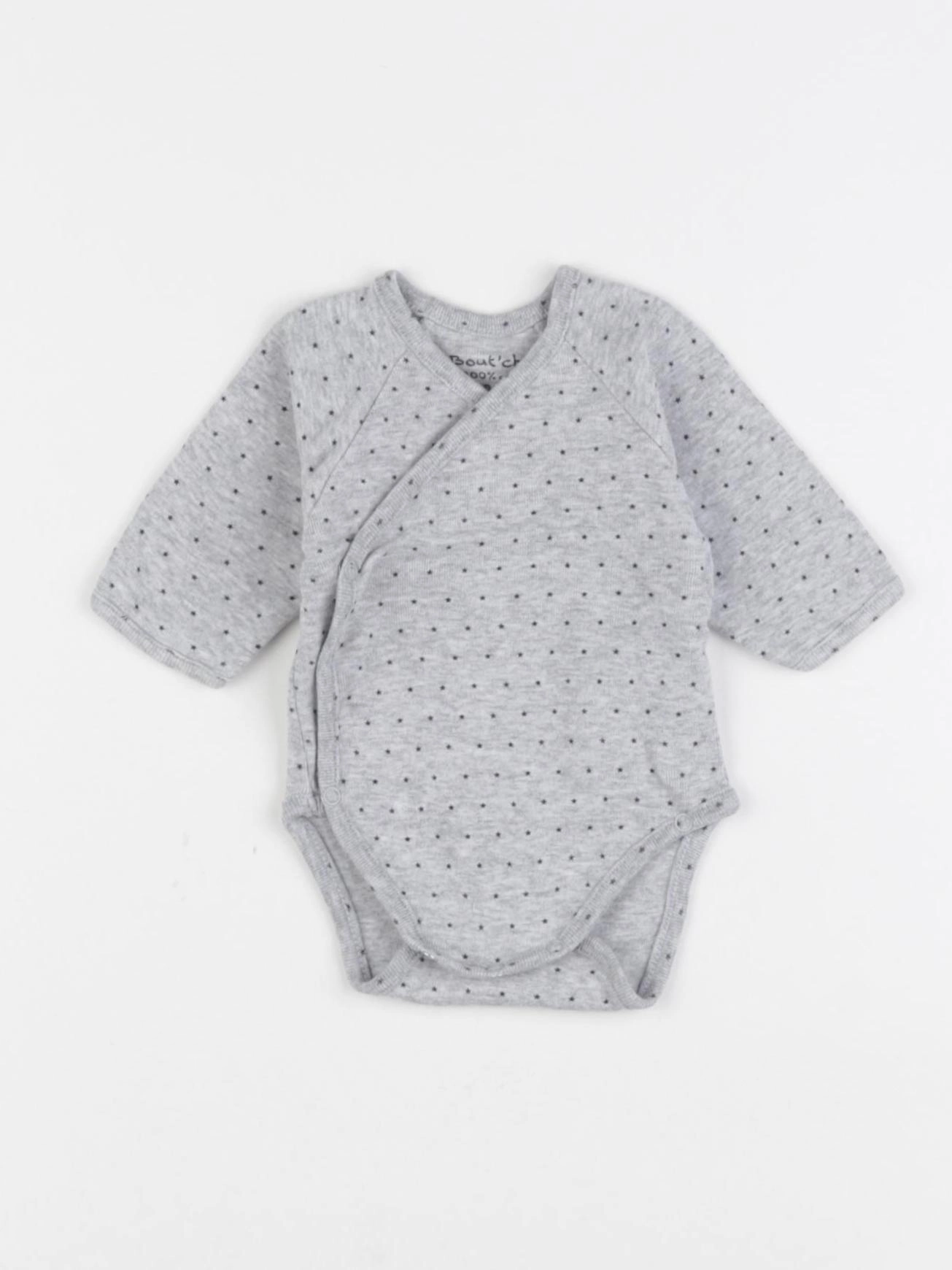 Boutchou - body gris - 0 mois