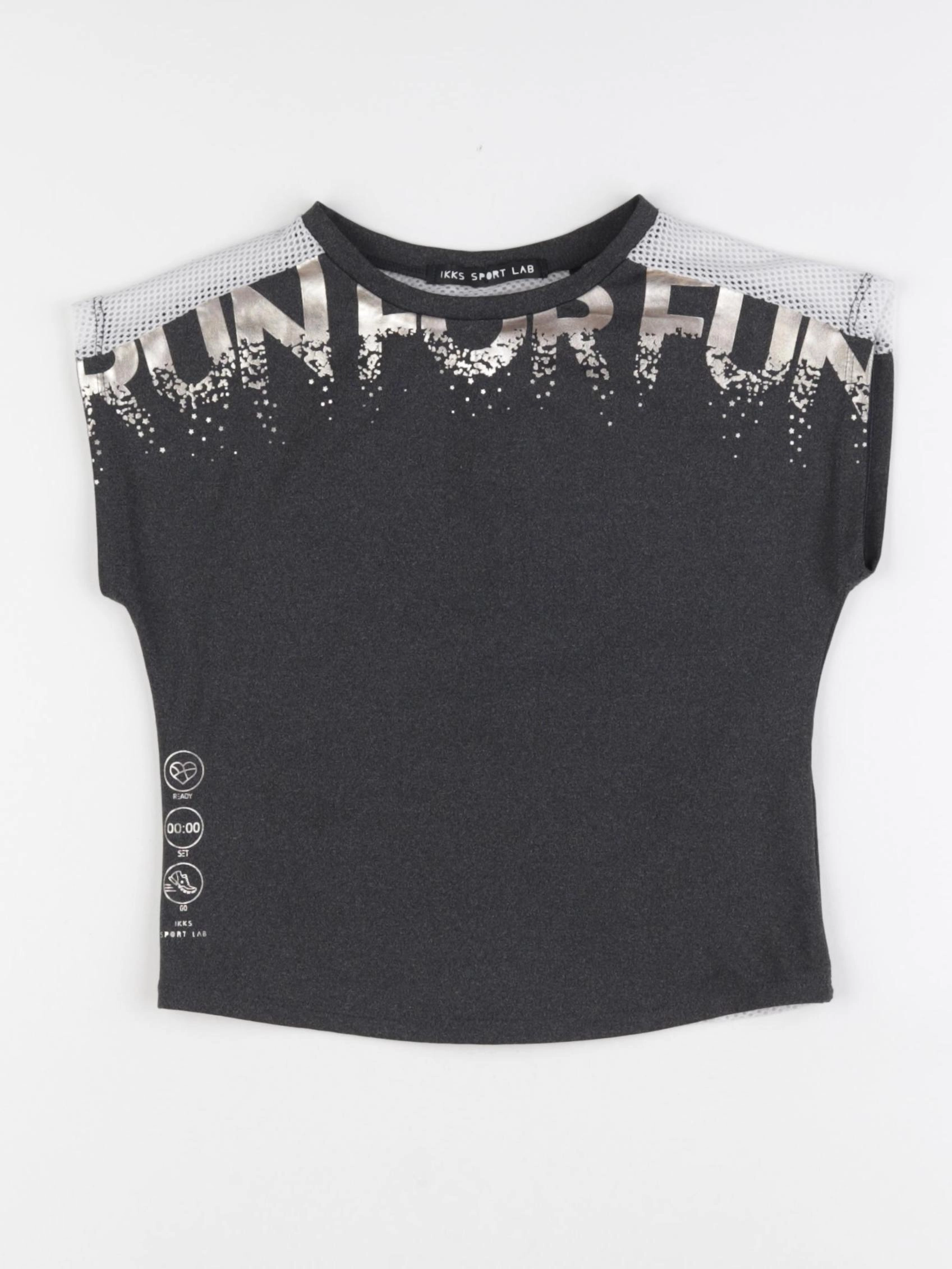 IKKS - tee-shirt gris - 6 ans