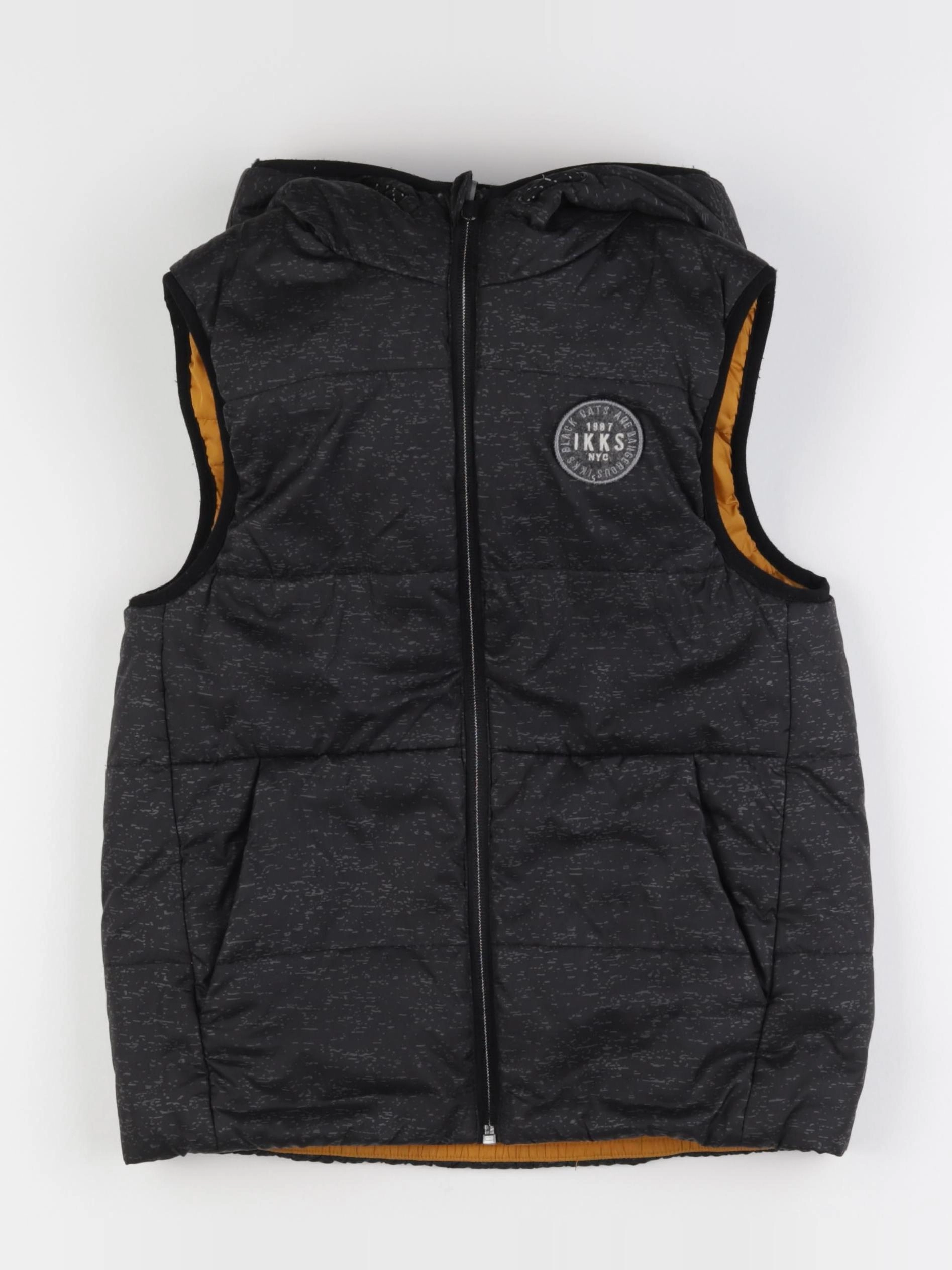 IKKS - doudoune gris - 10 ans