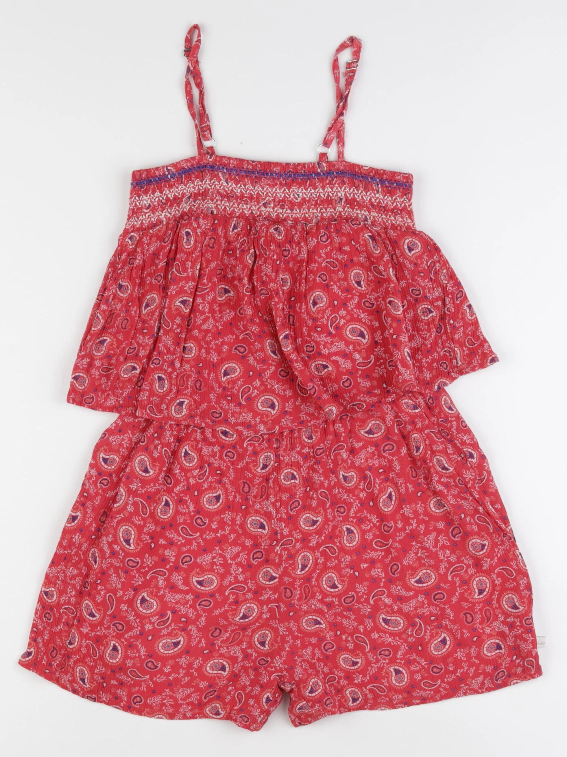 IKKS - combinaison rouge - 10 ans