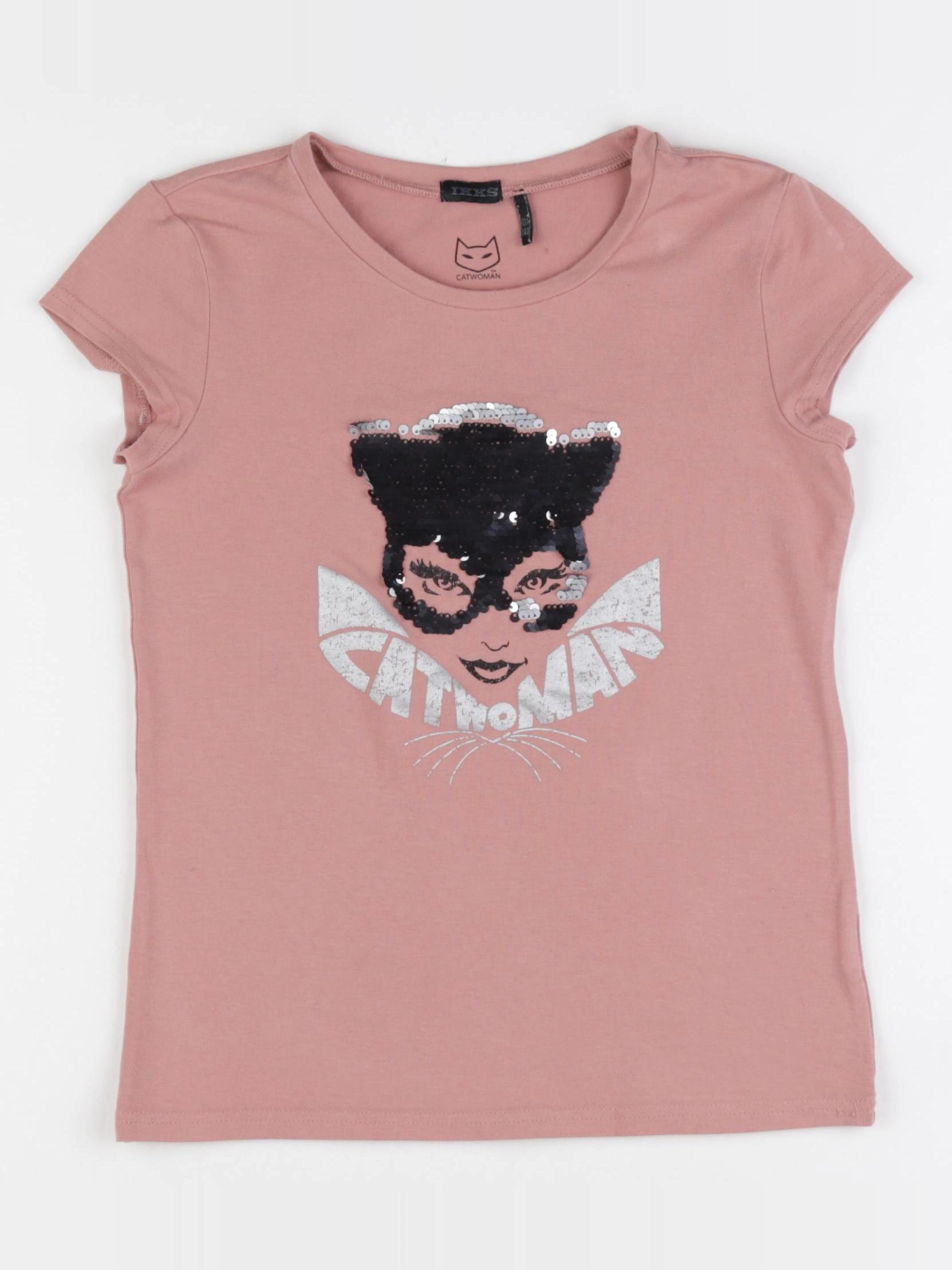 IKKS - tee-shirt rose - 10 ans