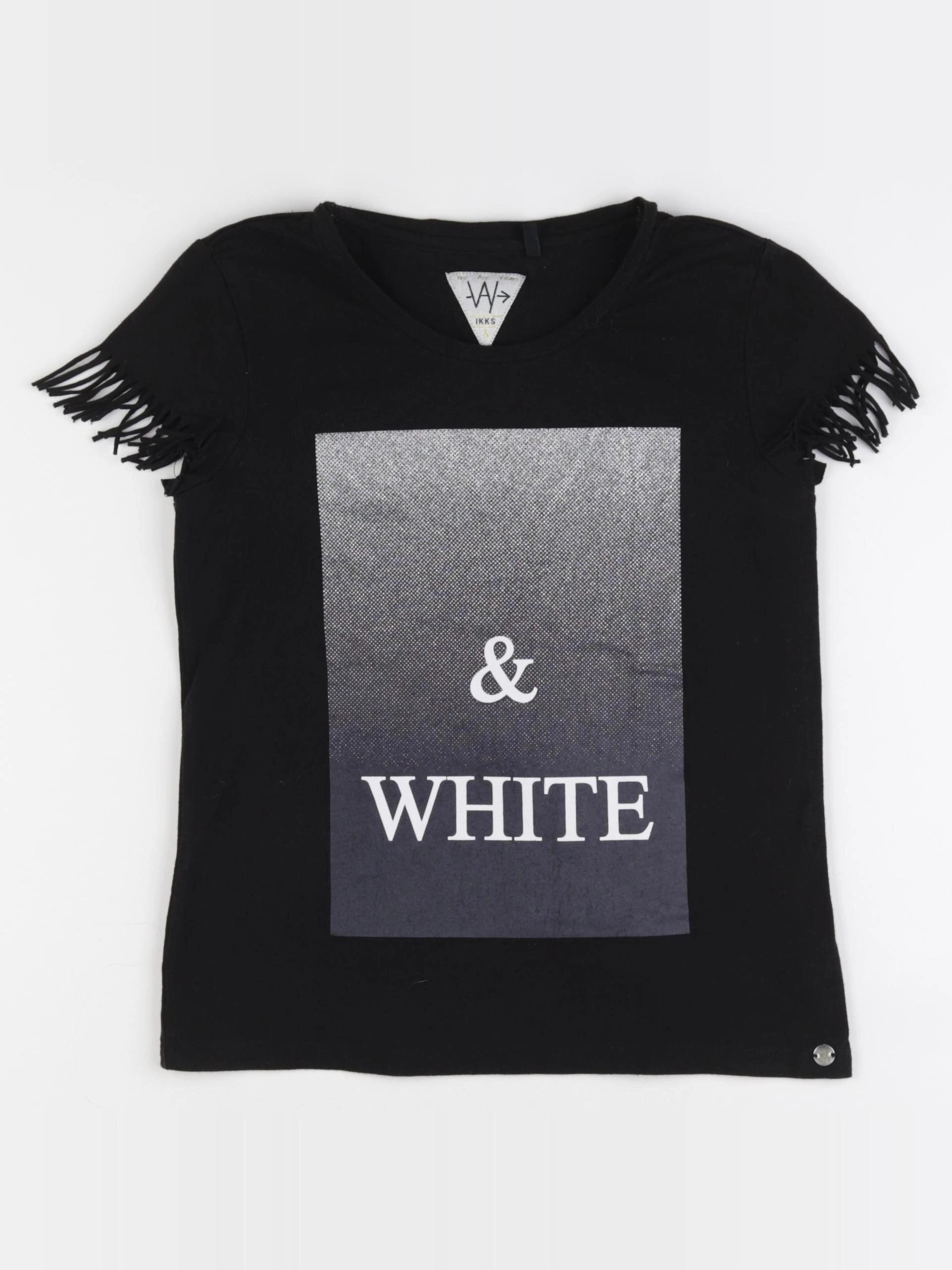 IKKS - tee-shirt noir - 10 ans