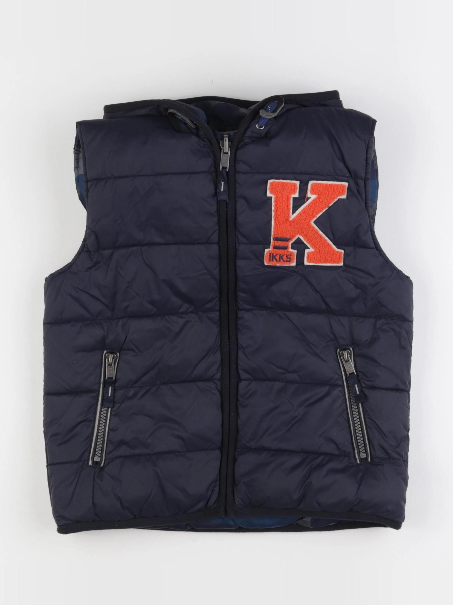 IKKS - doudoune bleu - 8 ans