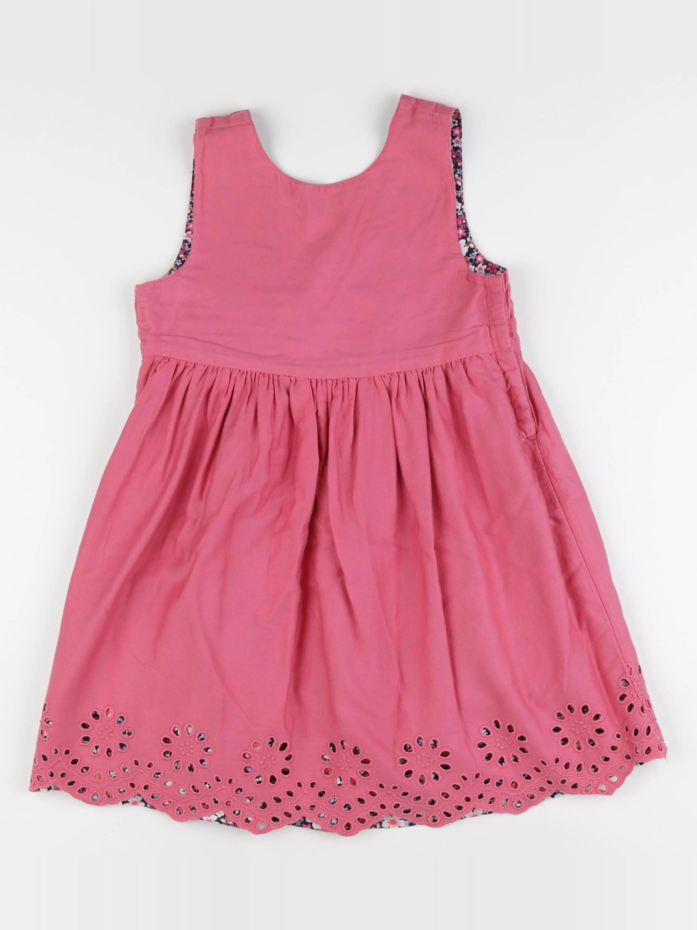 Vertbaudet - robe réversible multicolore - 8 ans