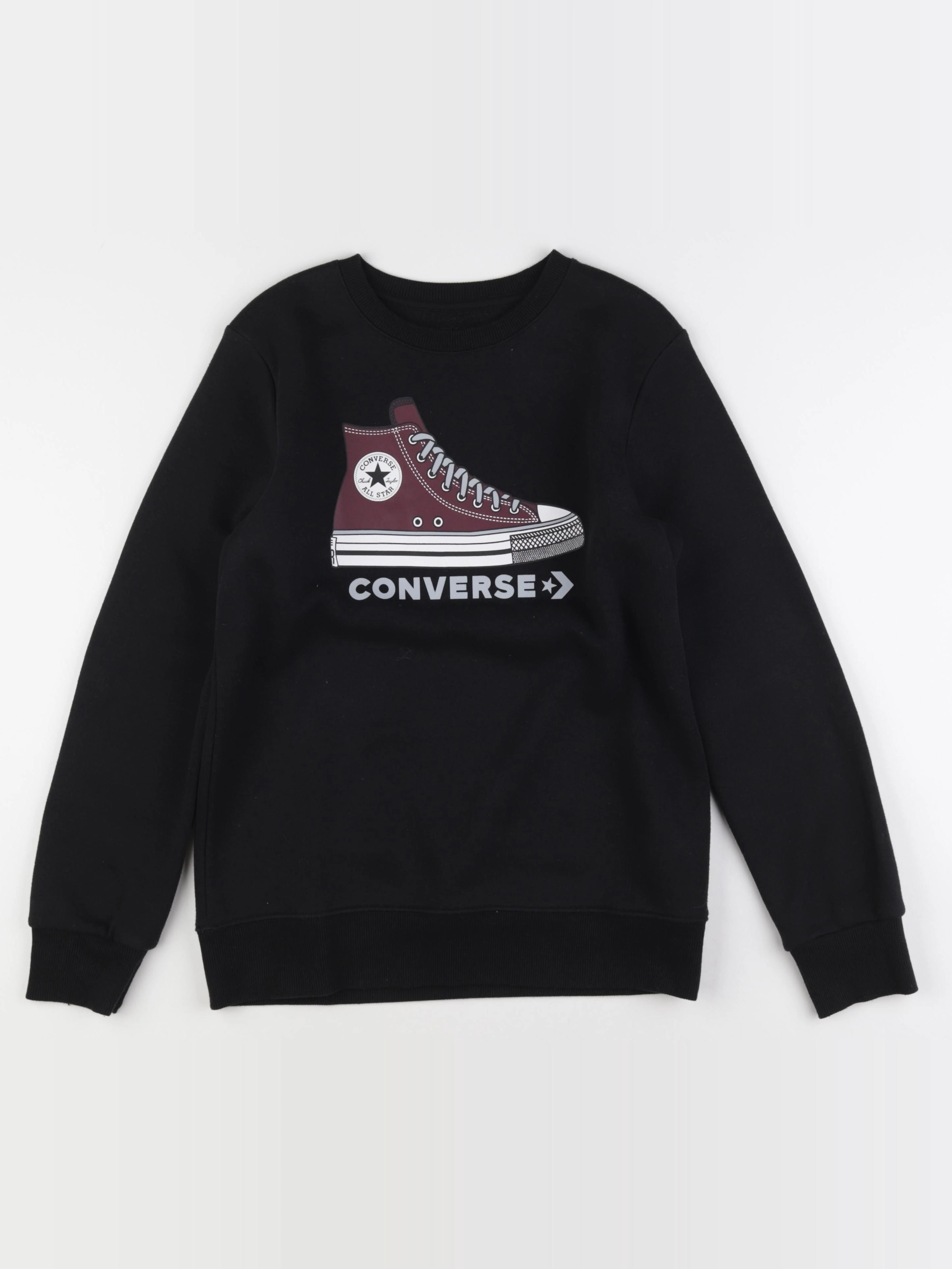 Converse - sweat noir - 12/13 ans