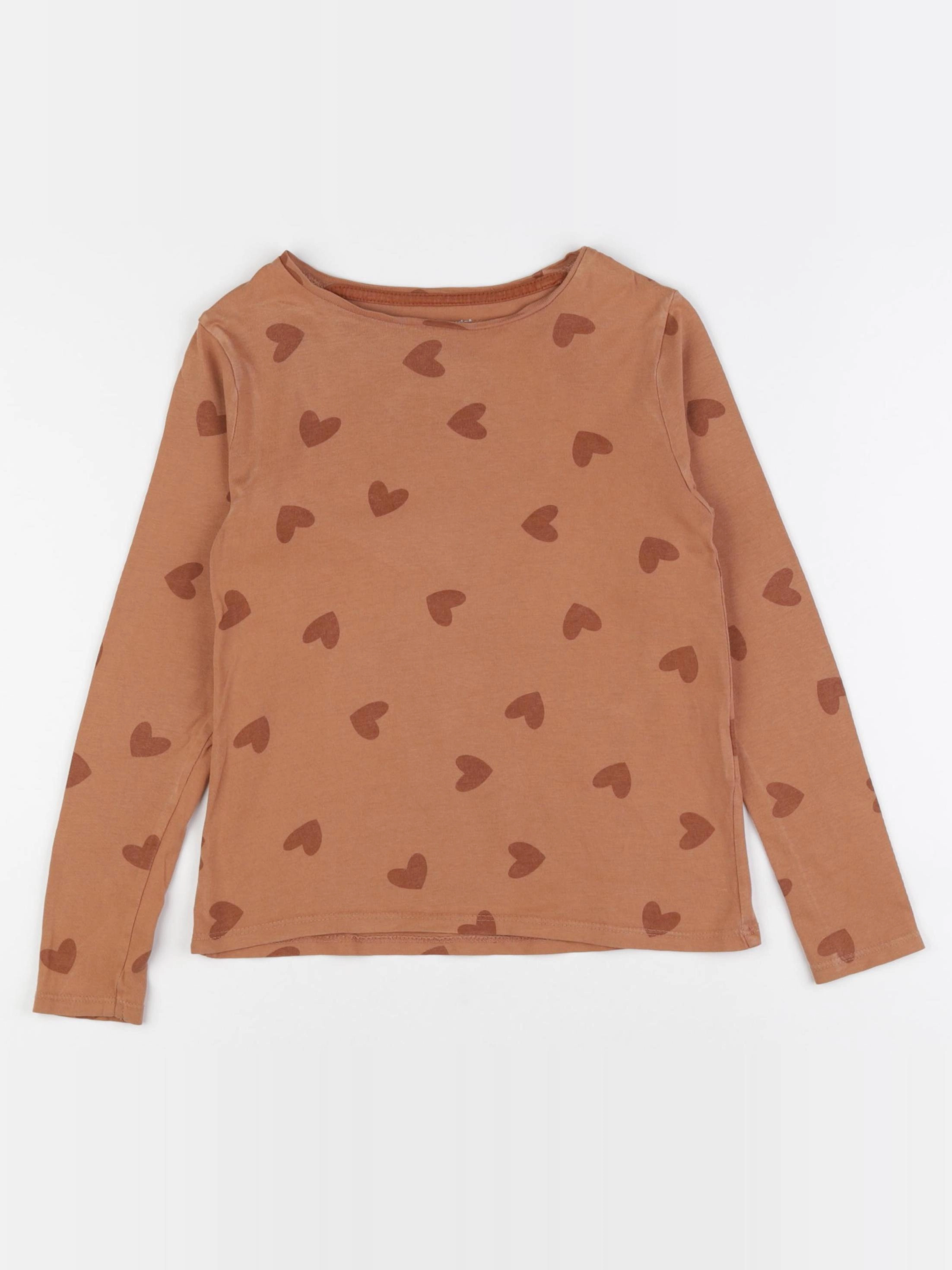 Vertbaudet - tee-shirt marron - 8 ans