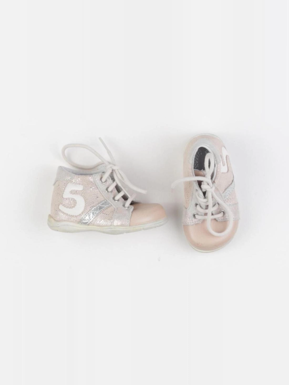 Little Mary - bottillons rose, argent - pointure 18