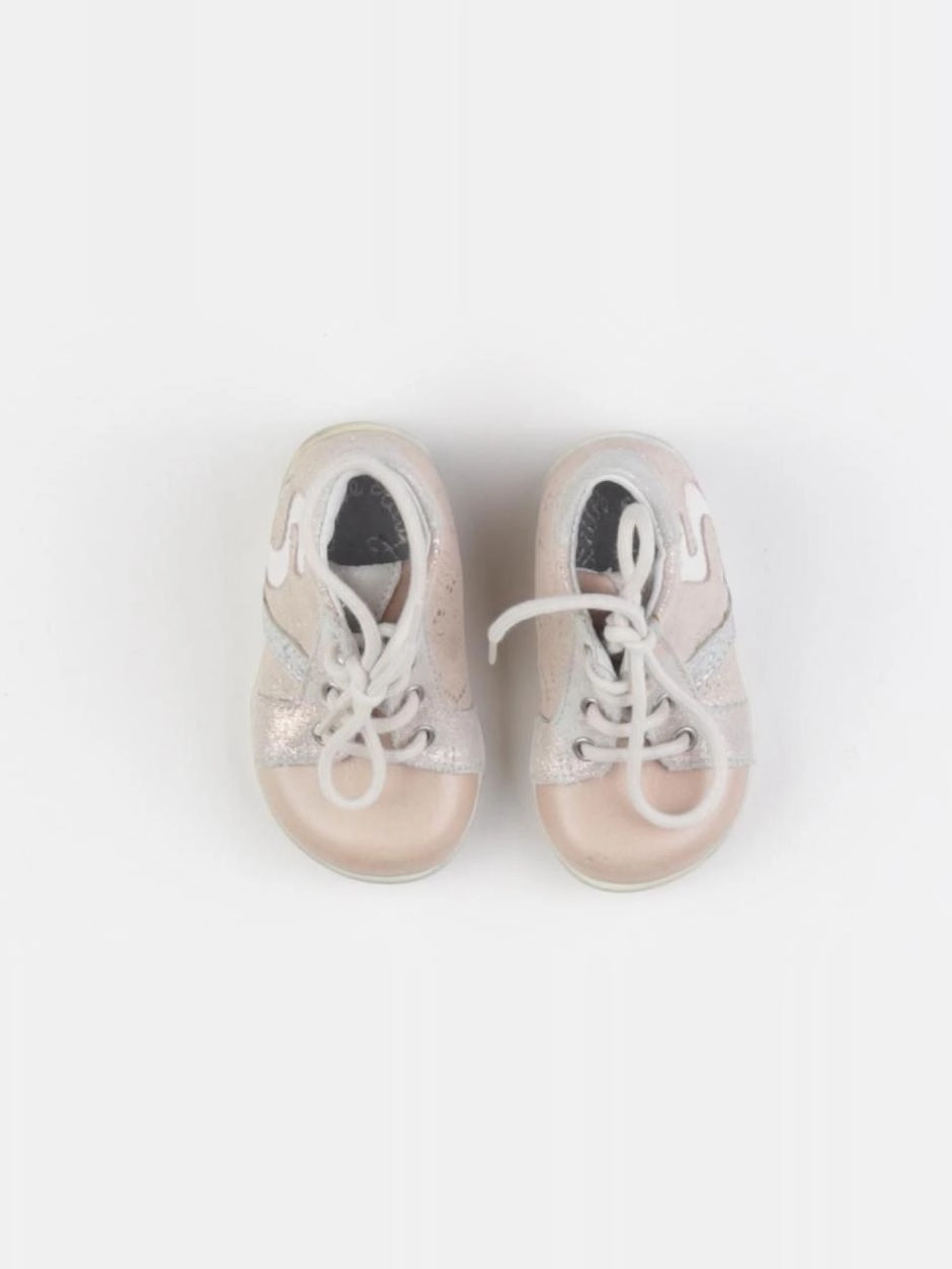 Little Mary - bottillons rose, argent - pointure 18