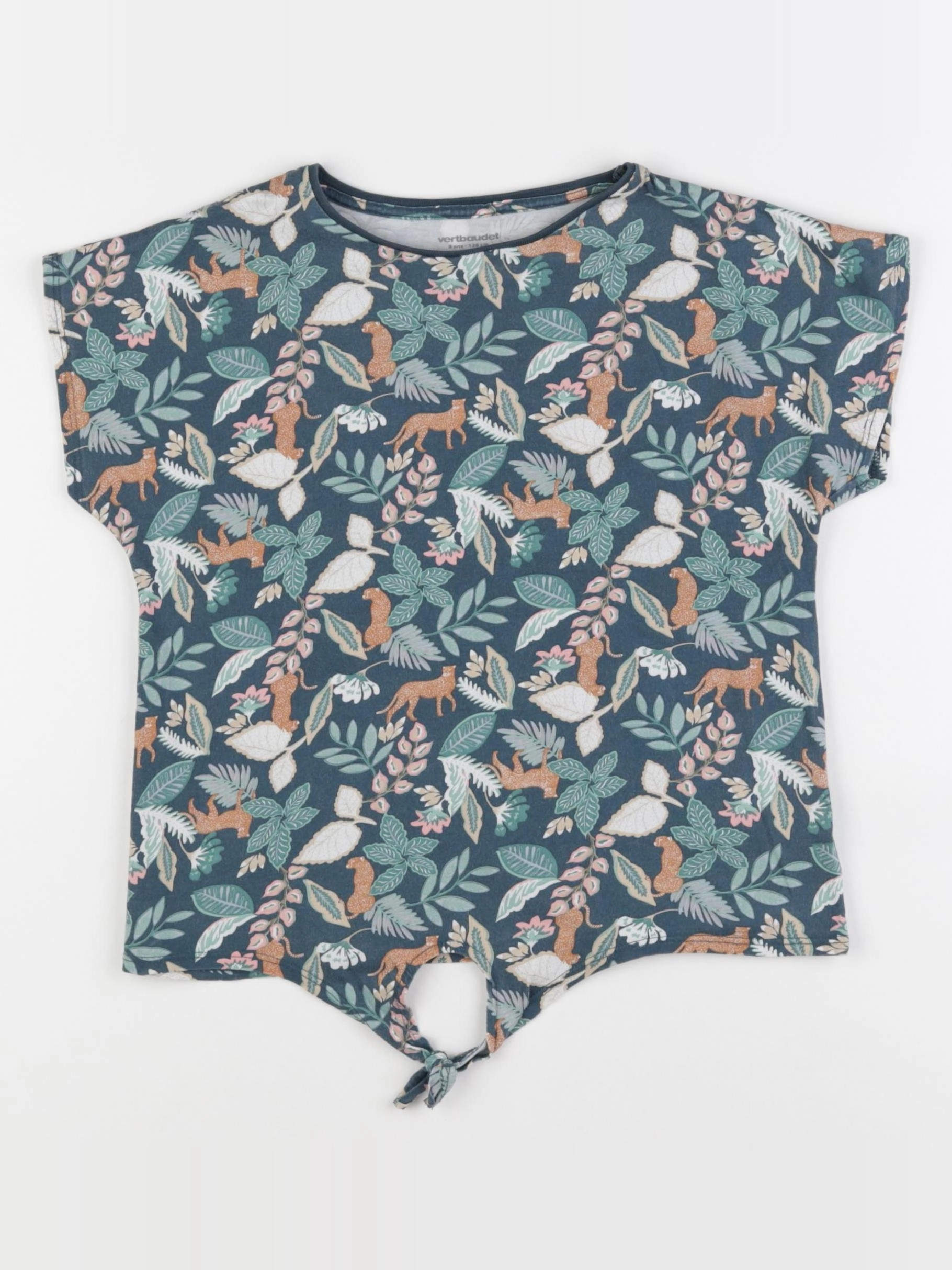 Vertbaudet - tee-shirt multicolore - 8 ans