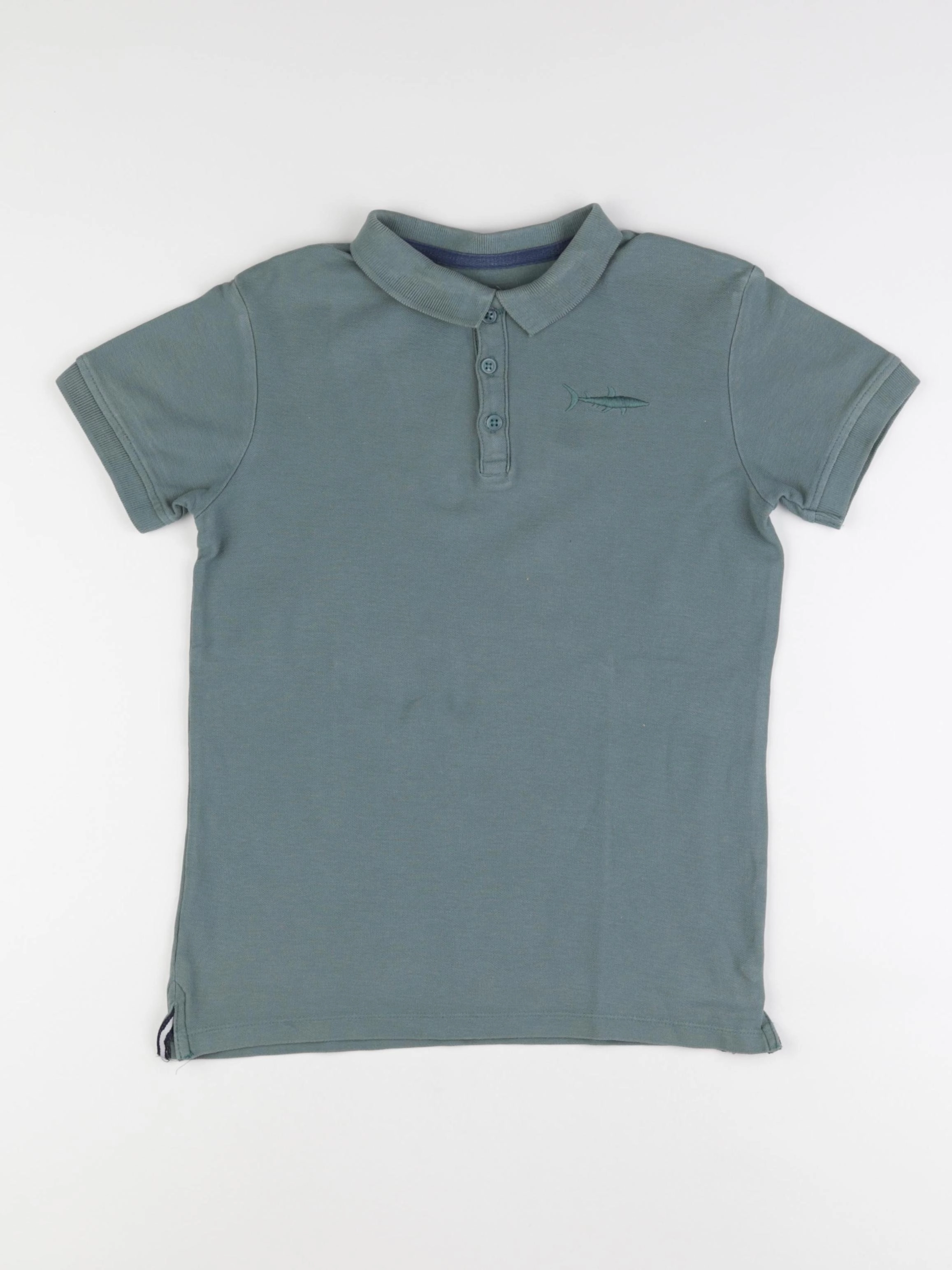Vertbaudet - polo vert - 10 ans