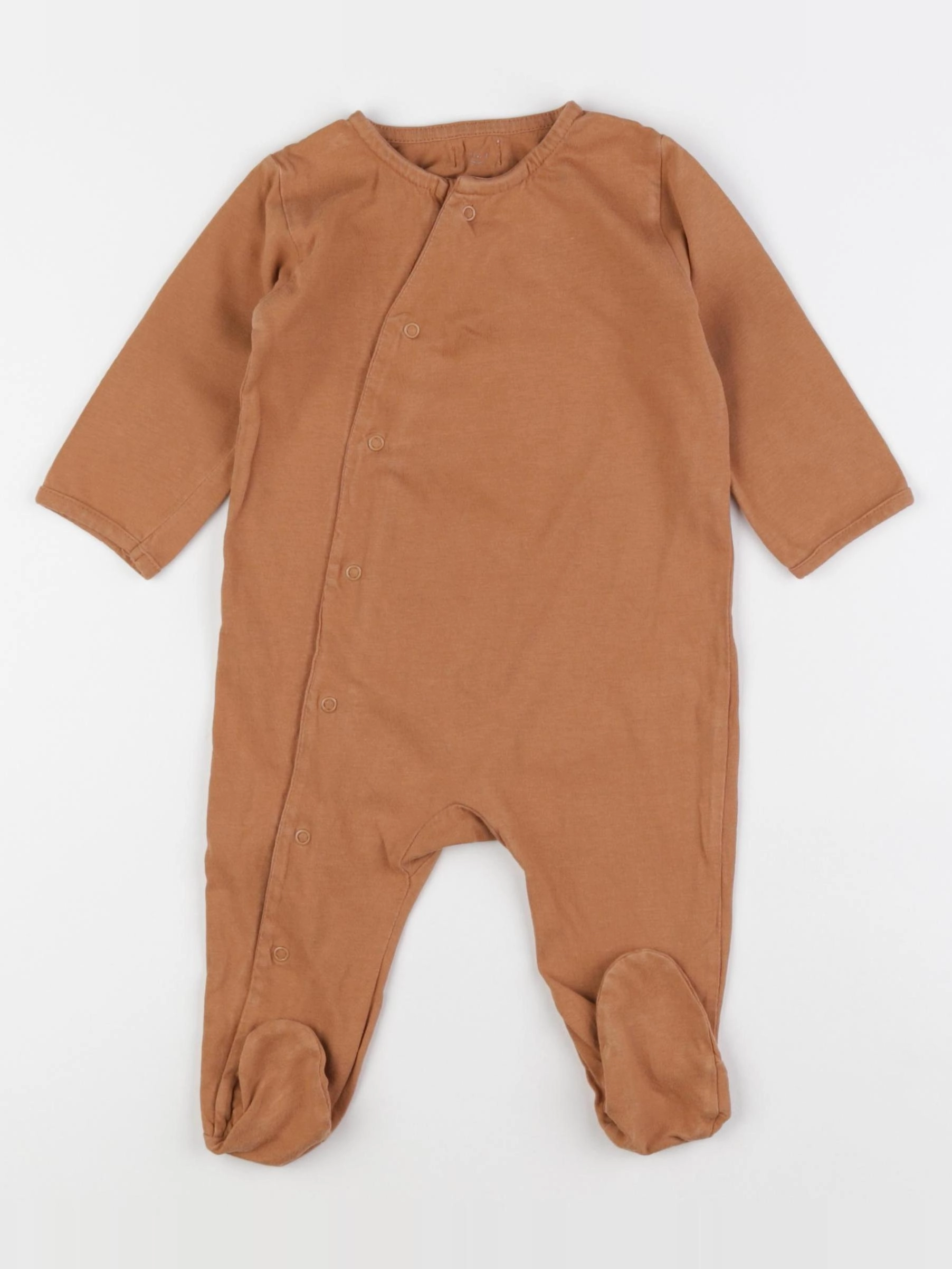 Bonjour Little - pyjama coton marron - 6 mois