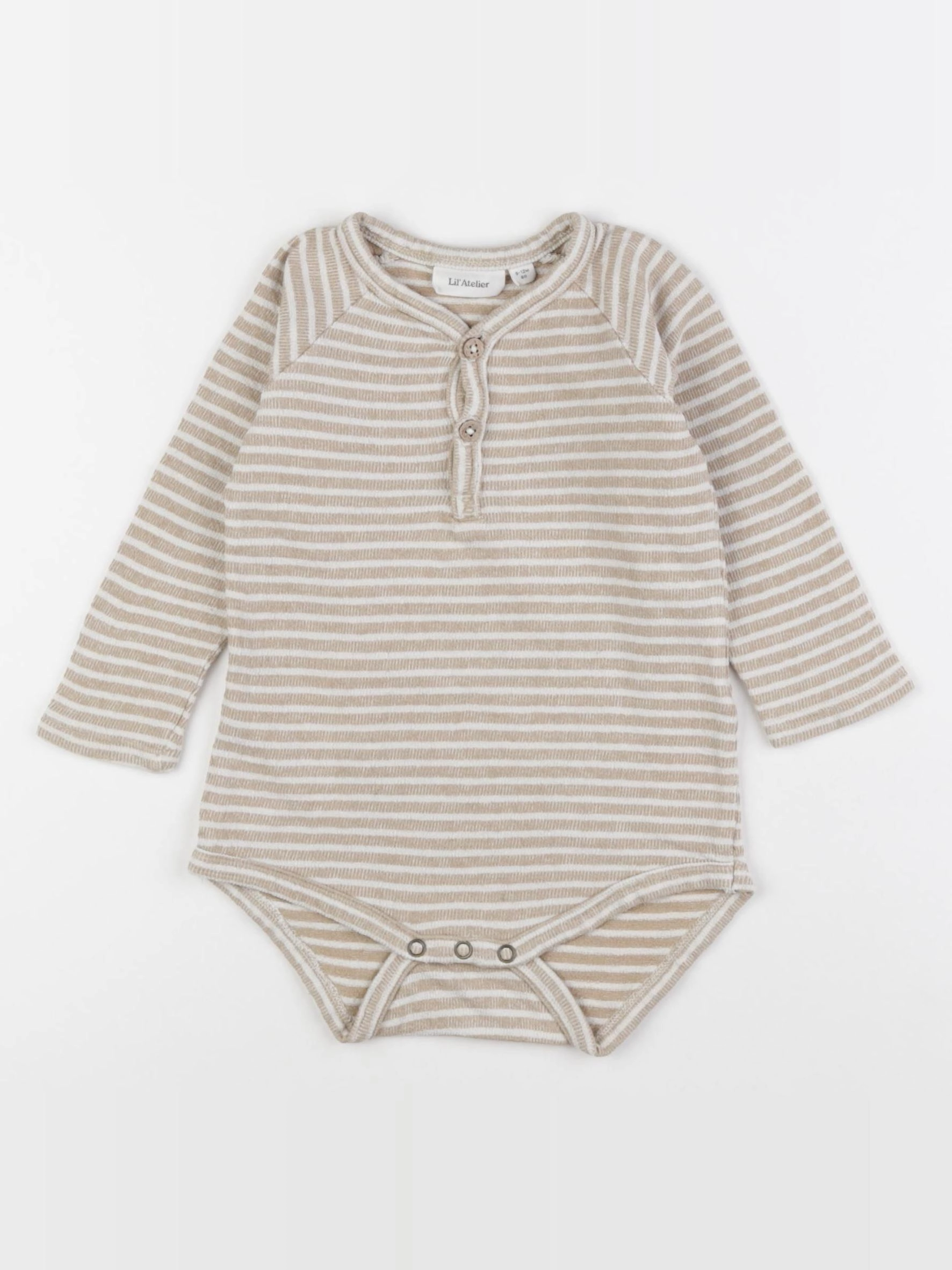 Lil'Atelier - body beige, marron - 9/12 mois