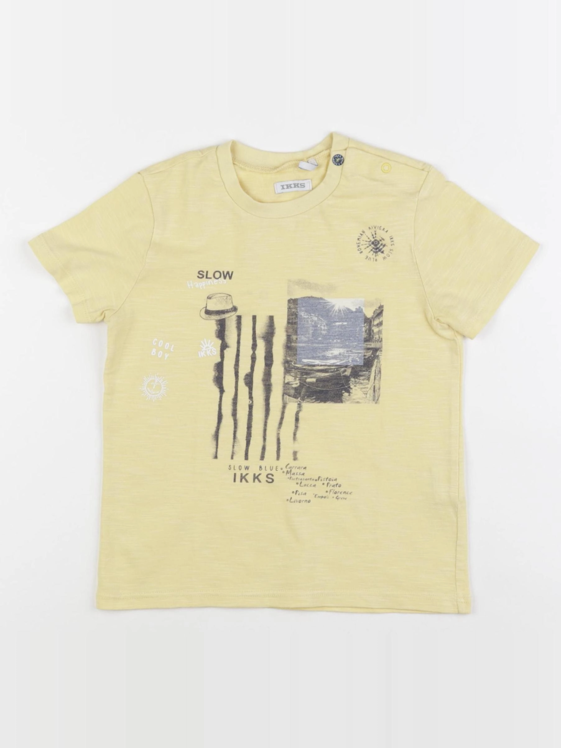 IKKS - tee-shirt jaune - 3 ans