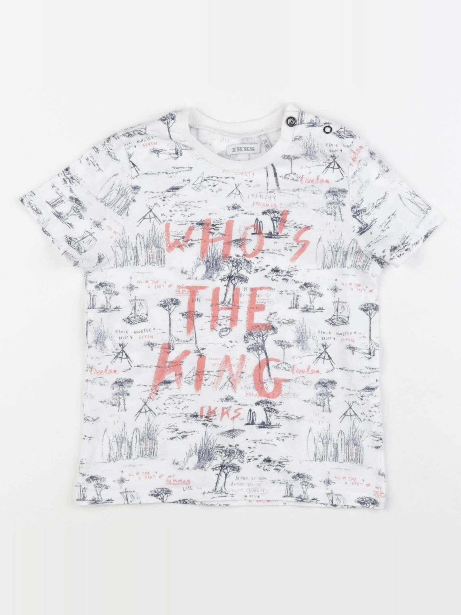 IKKS - tee-shirt multicolore - 2 ans