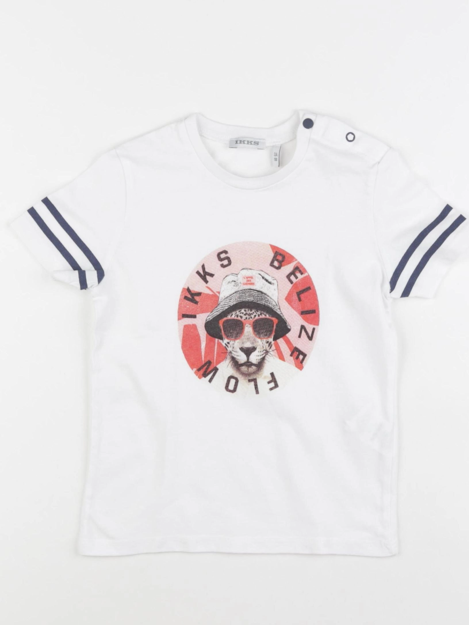 IKKS - tee-shirt blanc - 3 ans