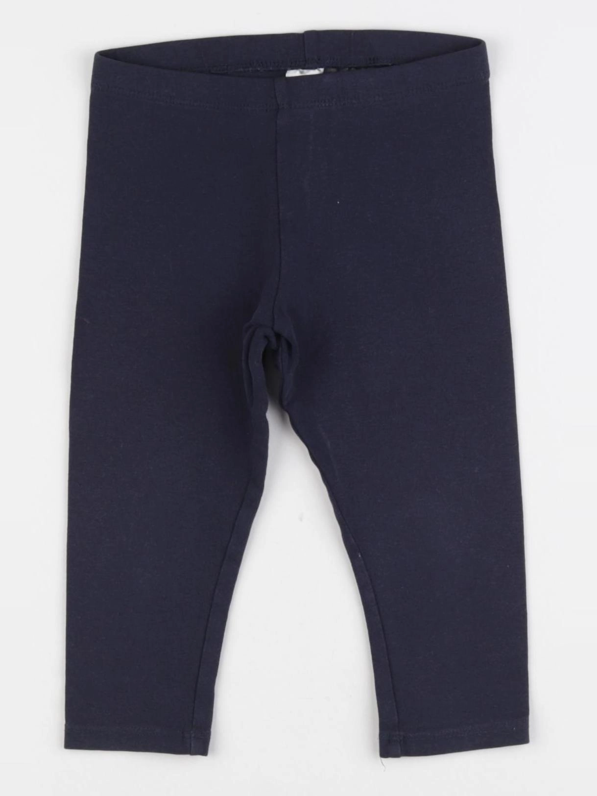 H&M - legging bleu - 12/18 mois
