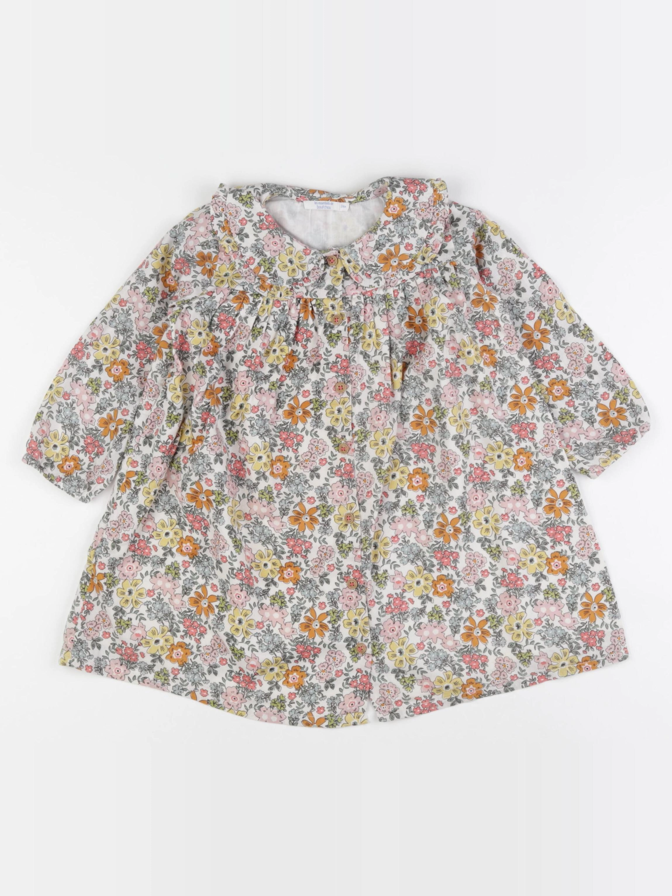 Boutchou - robe multicolore - 24 mois