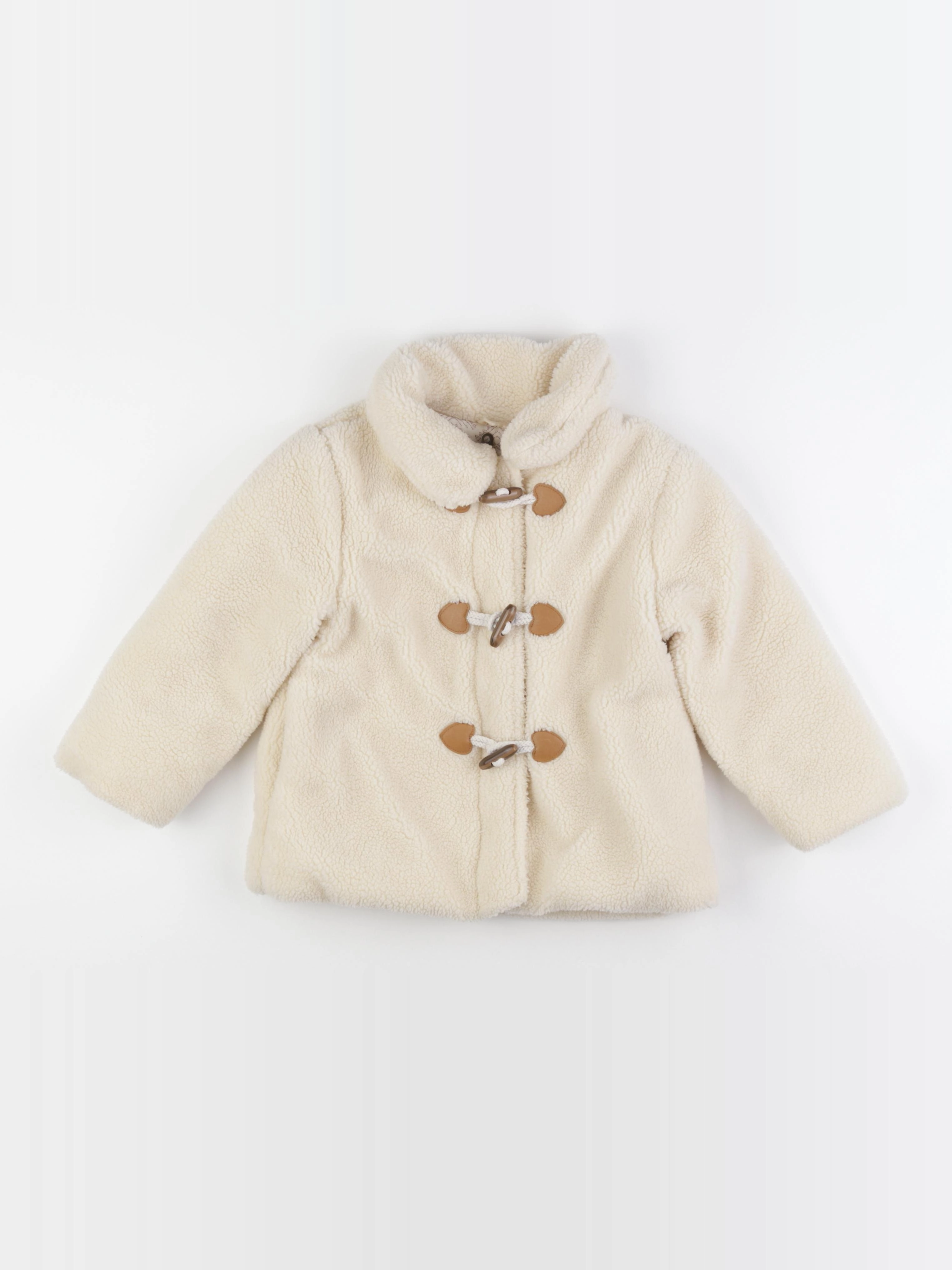 Vertbaudet - manteau beige - 5 ans