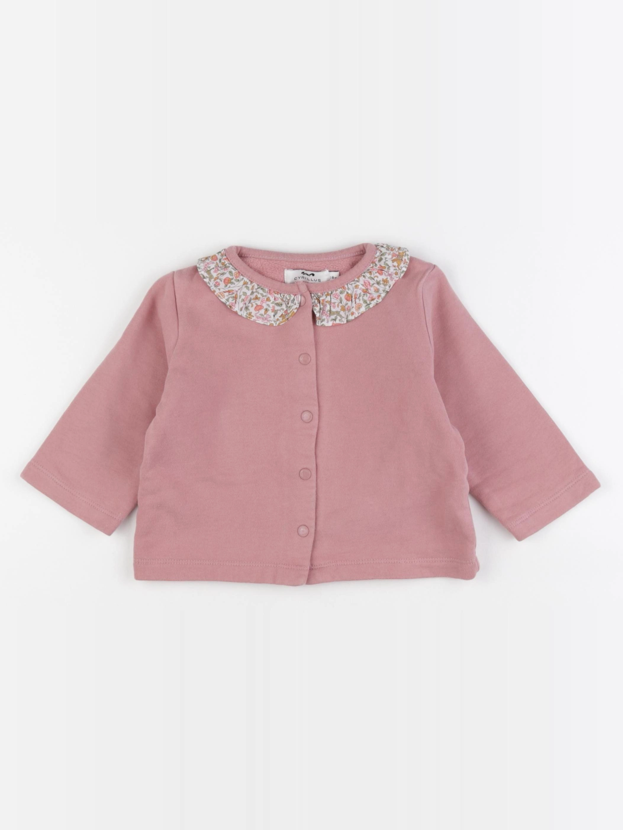 Cyrillus - sweat rose - 18 mois