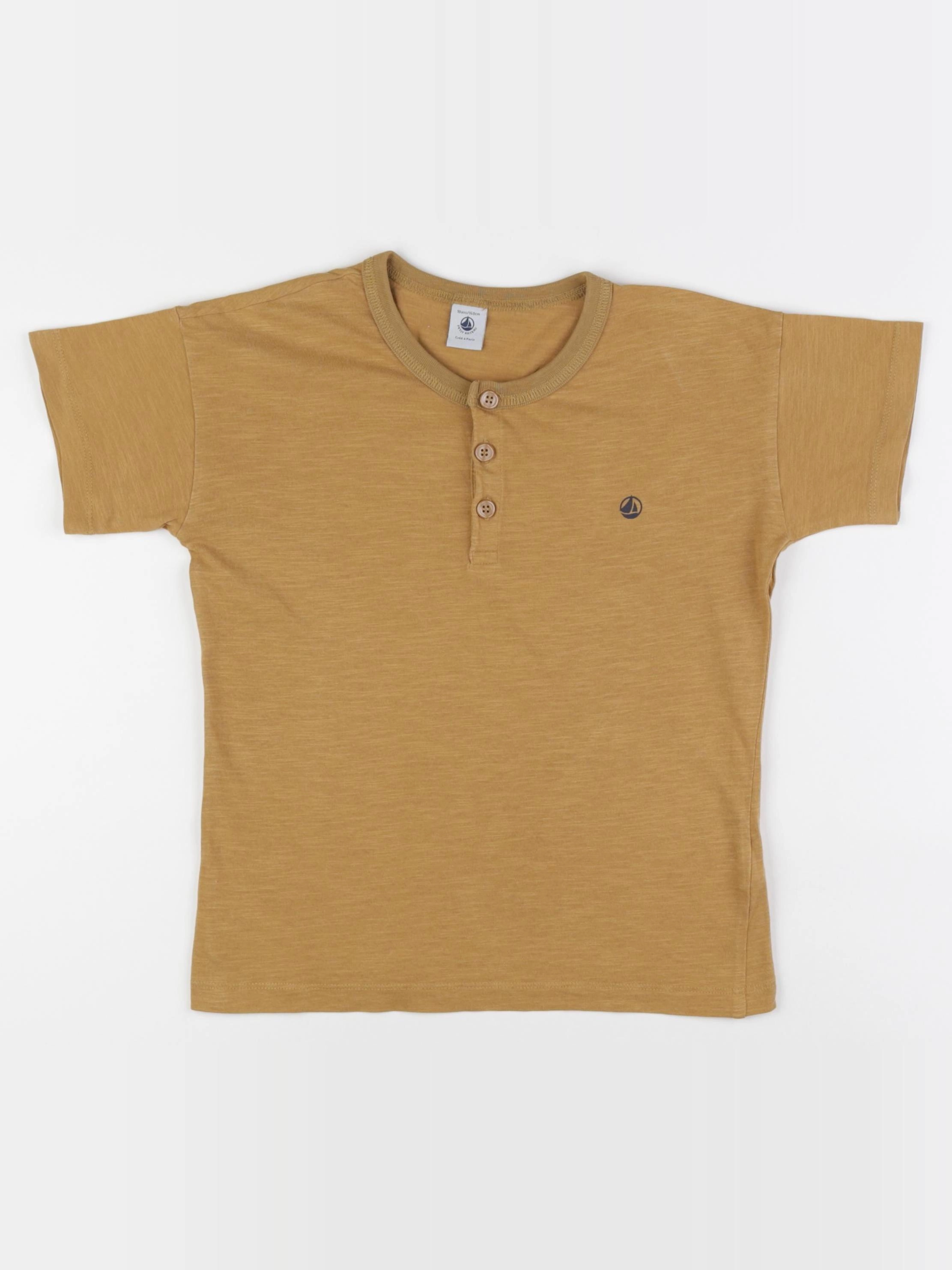 Petit Bateau - tee-shirt marron - 10 ans
