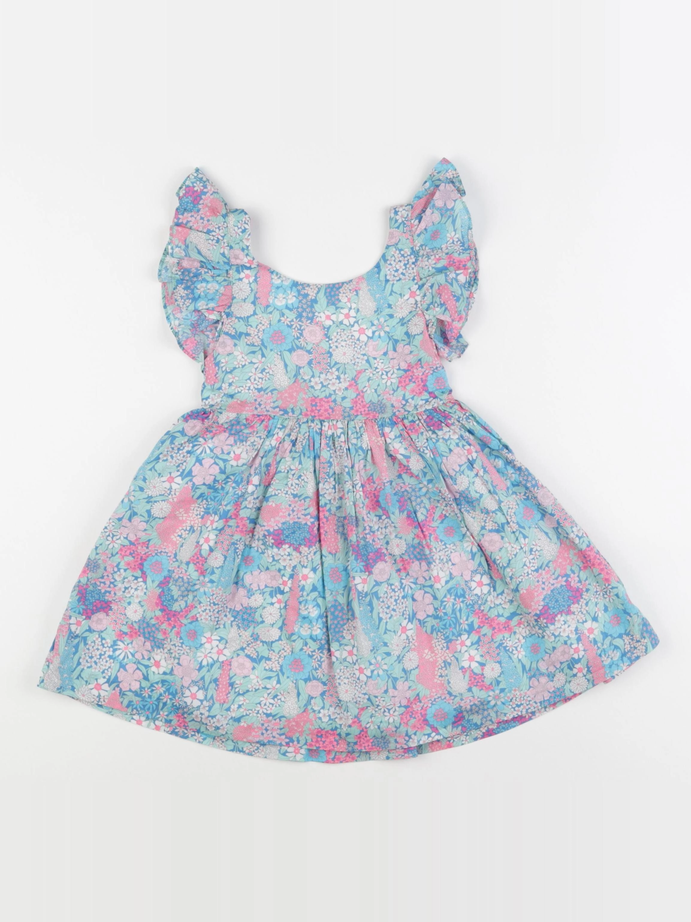 Jacadi - robe liberty bleu - 24 mois