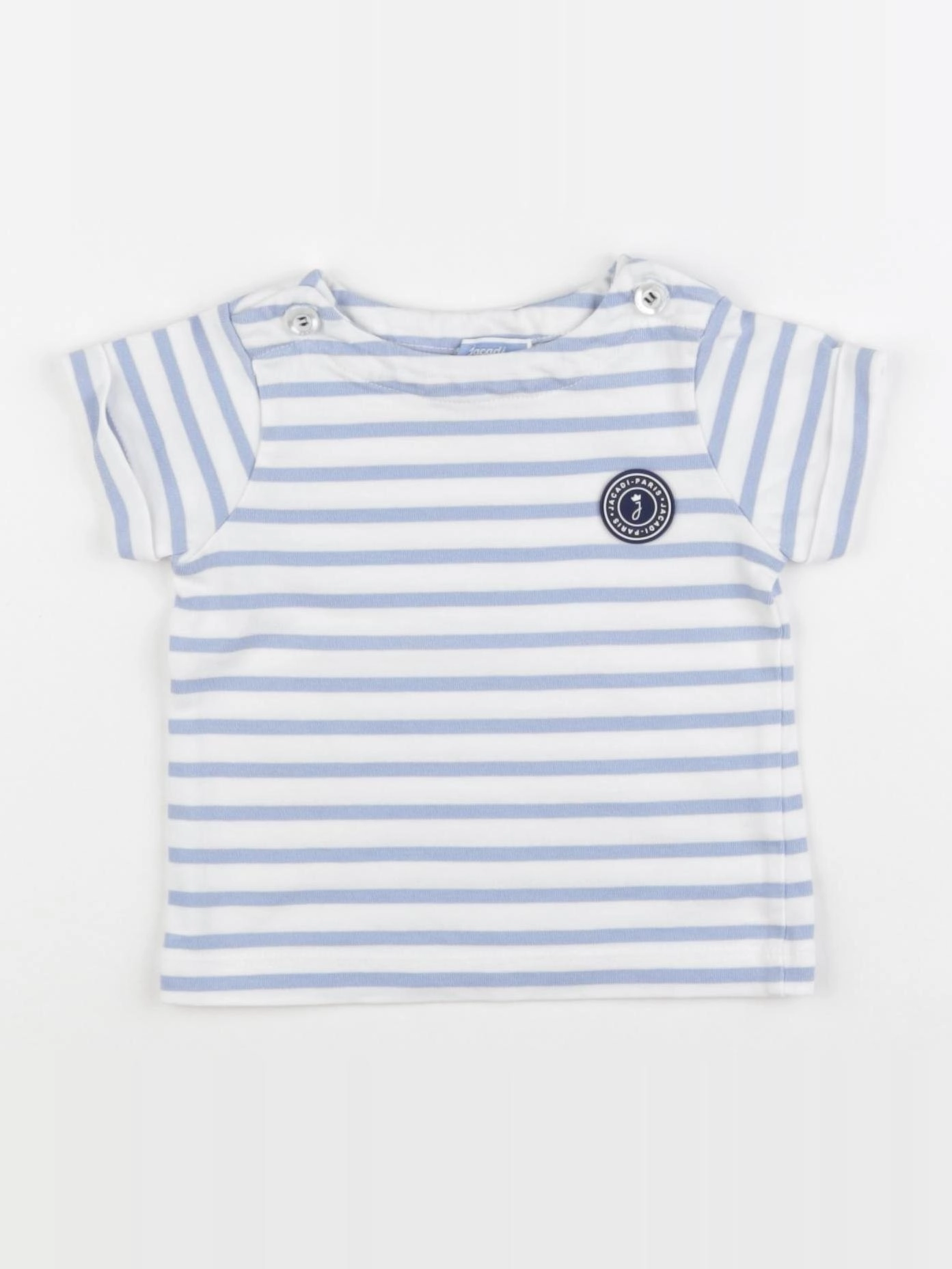 Jacadi - tee-shirt bleu - 6 mois