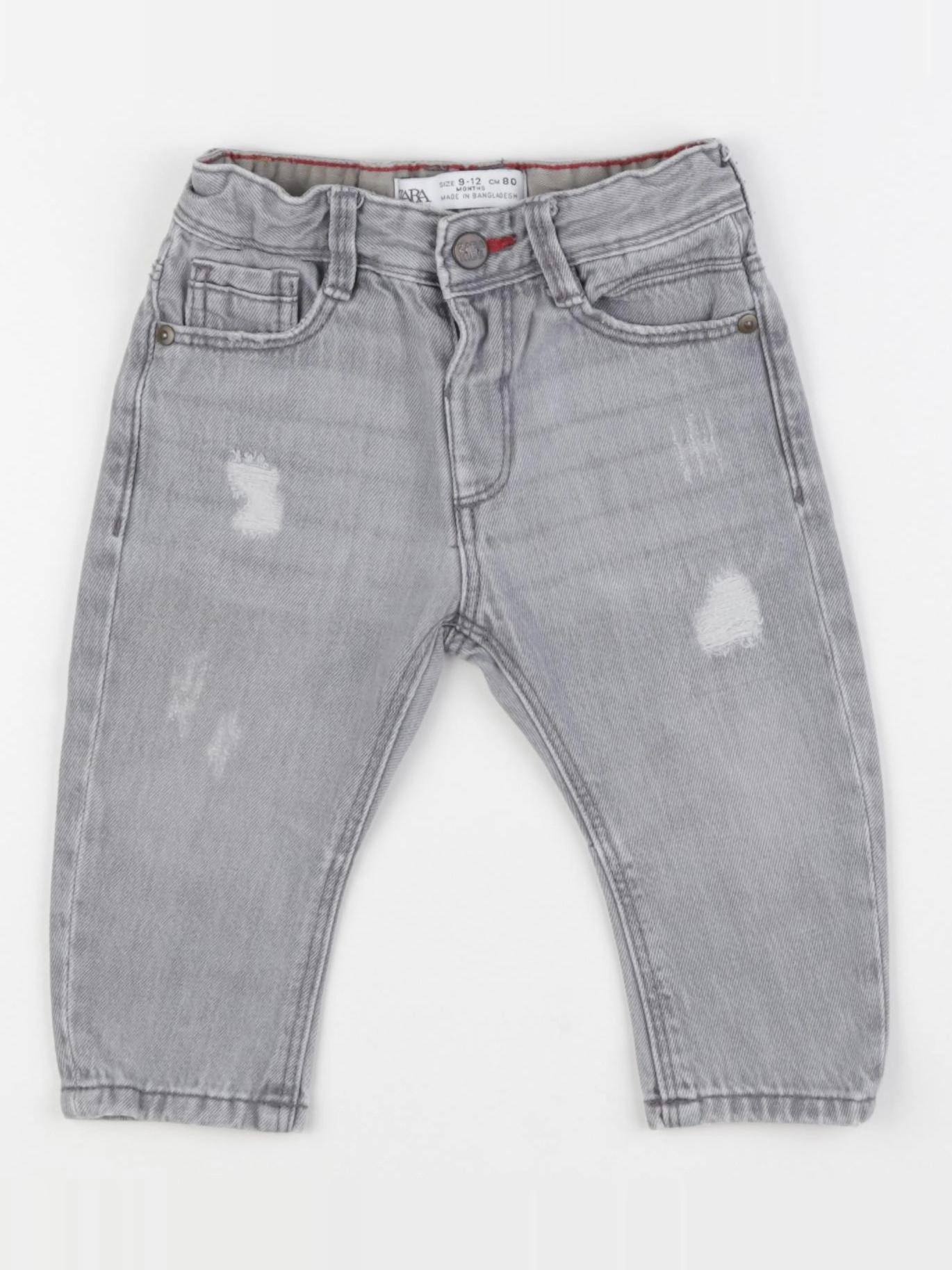 Zara - jean gris - 9/12 mois