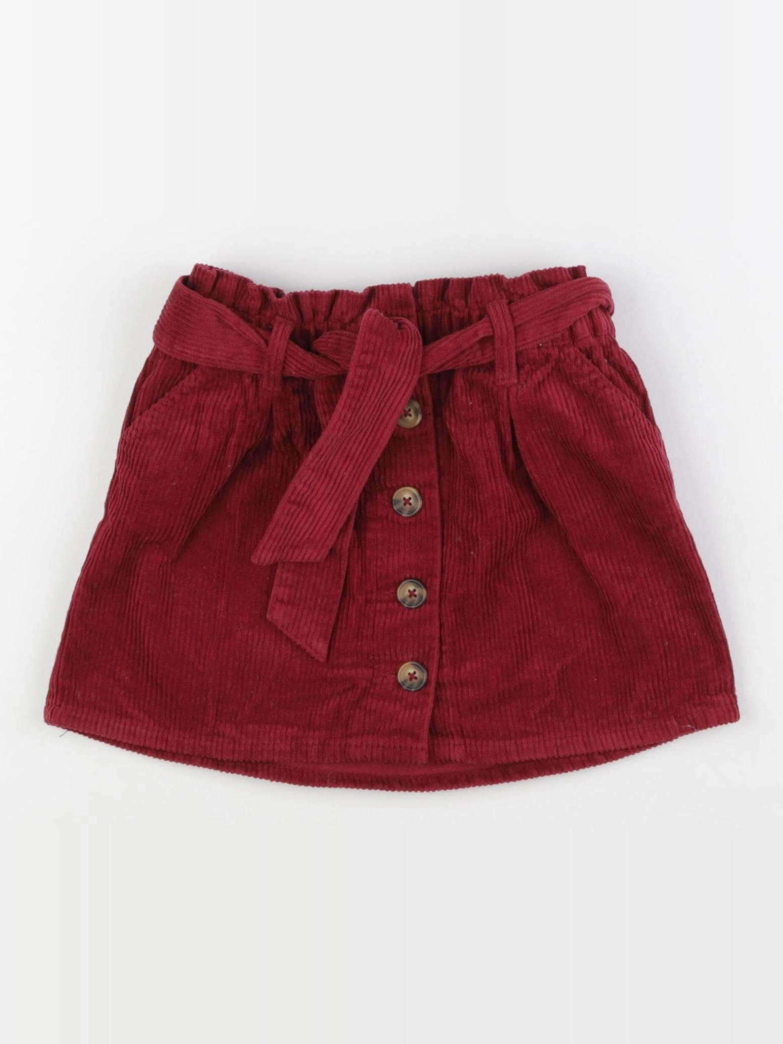 Vertbaudet - jupe rouge - 5 ans