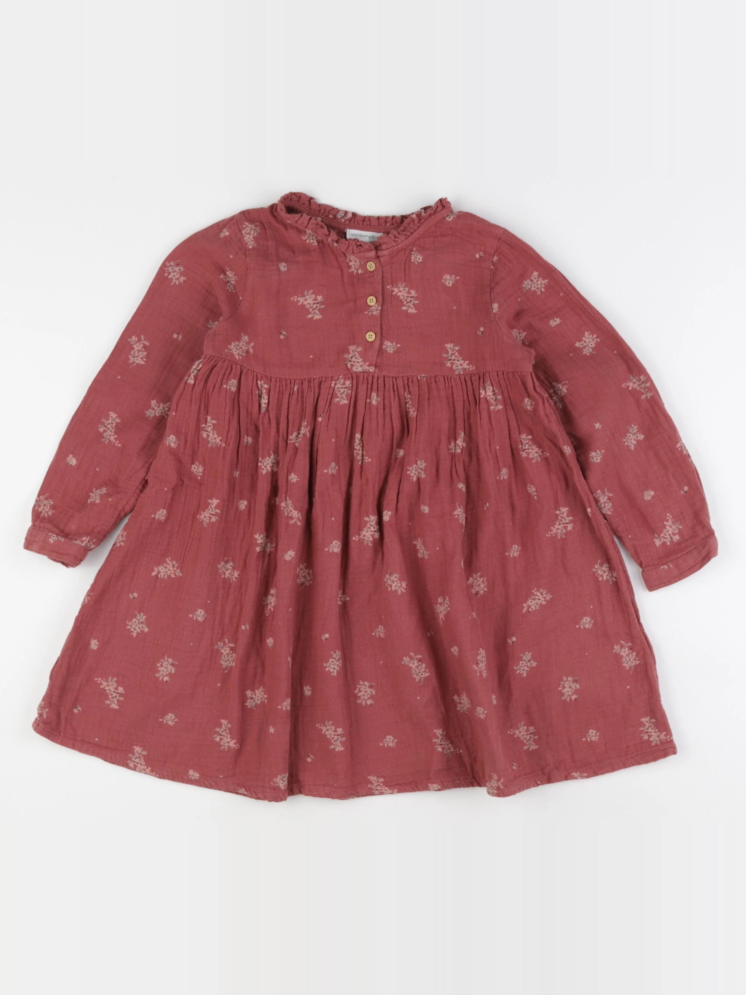 Vertbaudet - robe rose - 5 ans