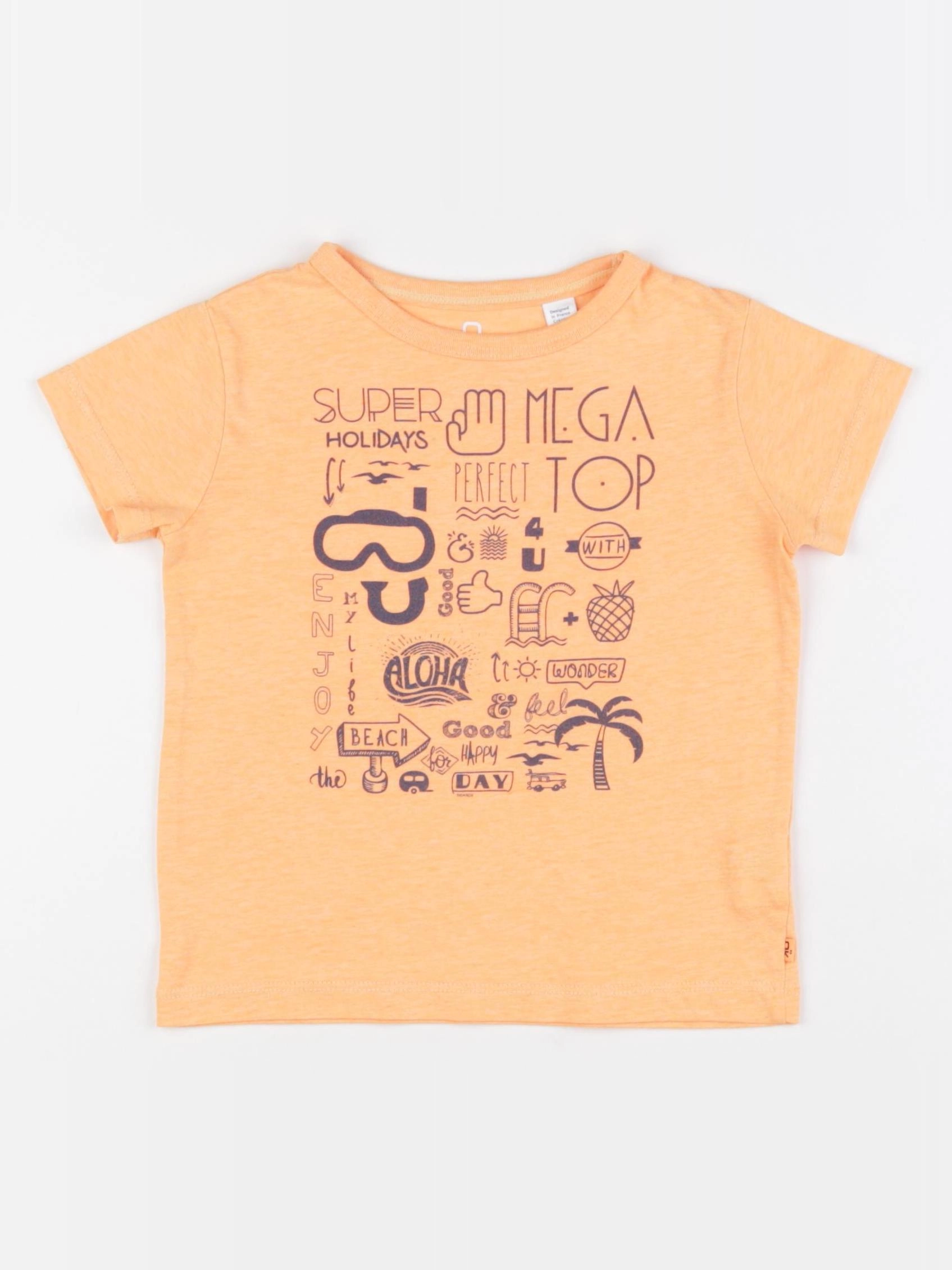 Okaidi - tee-shirt orange - 4 ans