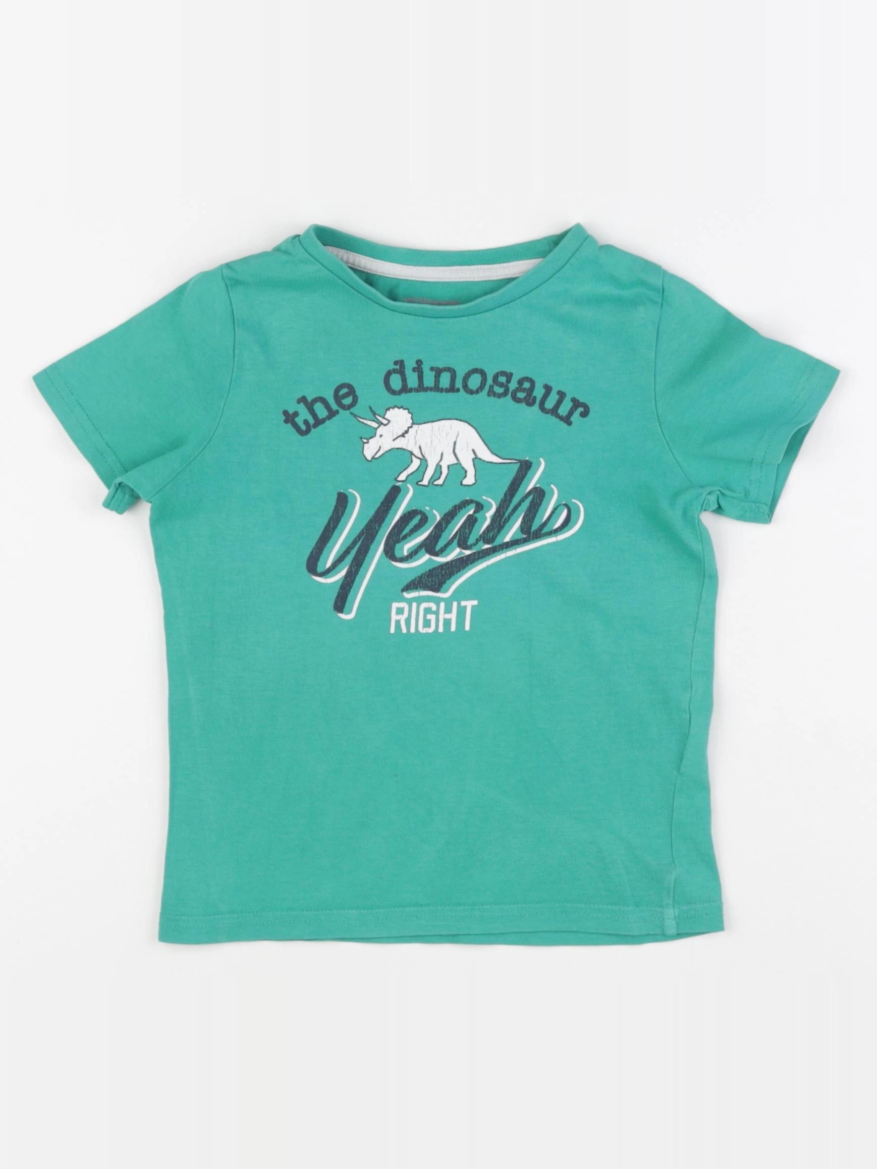 Vertbaudet - tee-shirt vert - 4 ans