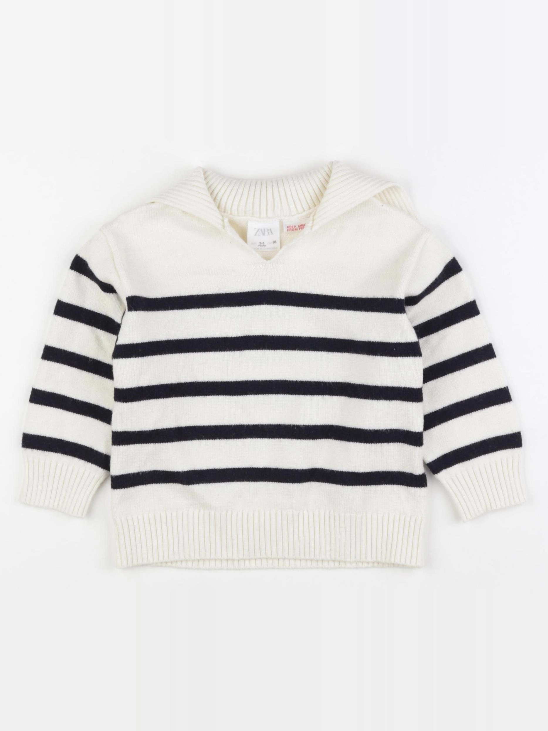 Zara - pull beige - 2/3 ans