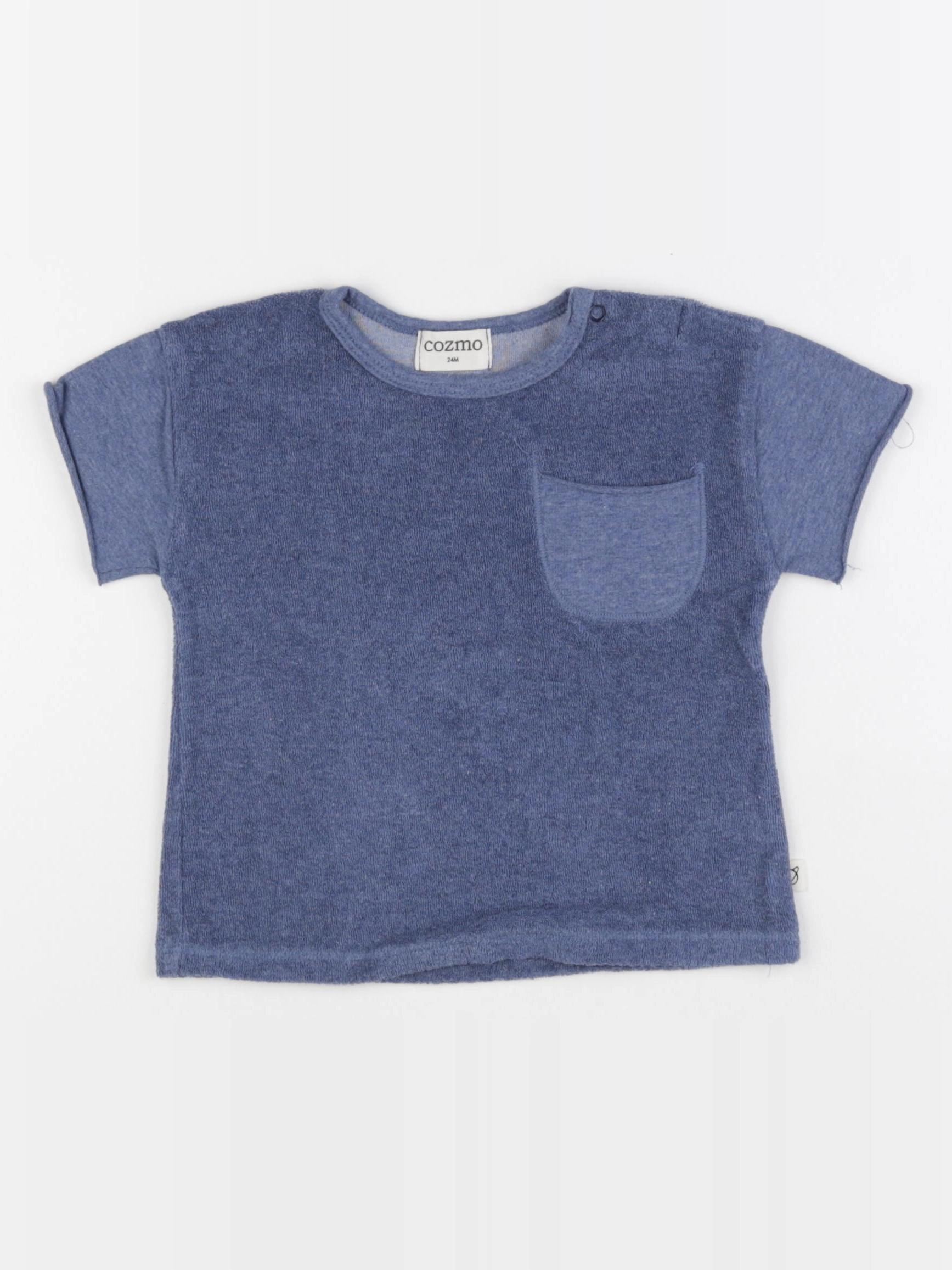 My little cozmo - tee-shirt bleu - 24 mois