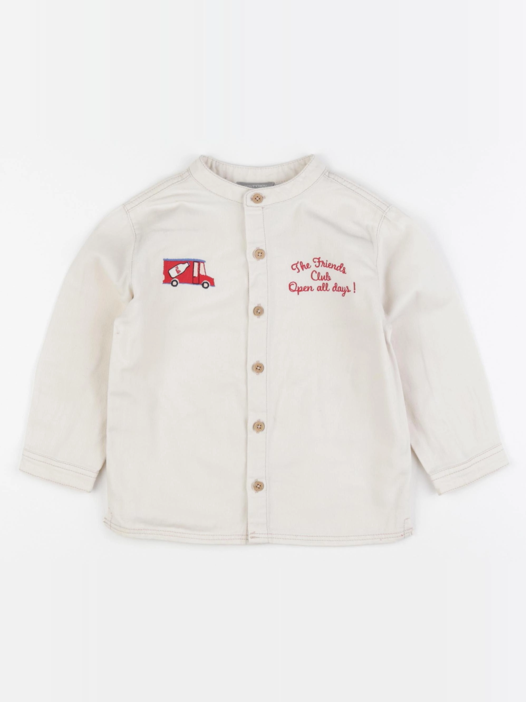 Boutchou - chemise beige - 24 mois