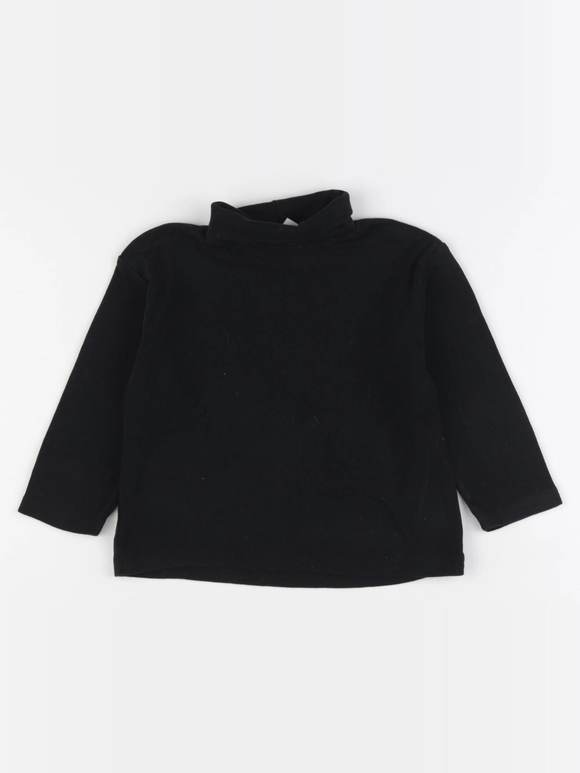 Zara - sous-pull noir - 18/24 mois
