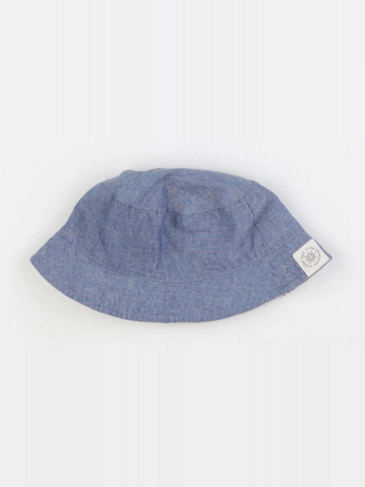 Vertbaudet - chapeau blanc, bleu - 12/18 mois