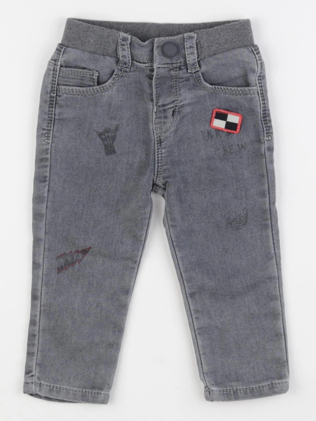 IKKS - jean gris - 12 mois