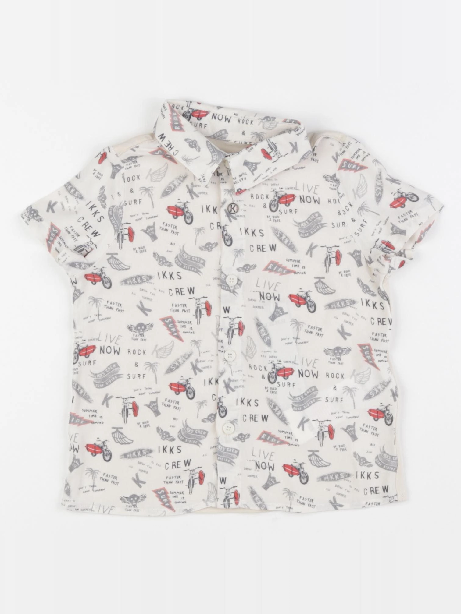 IKKS - chemise beige - 12 mois