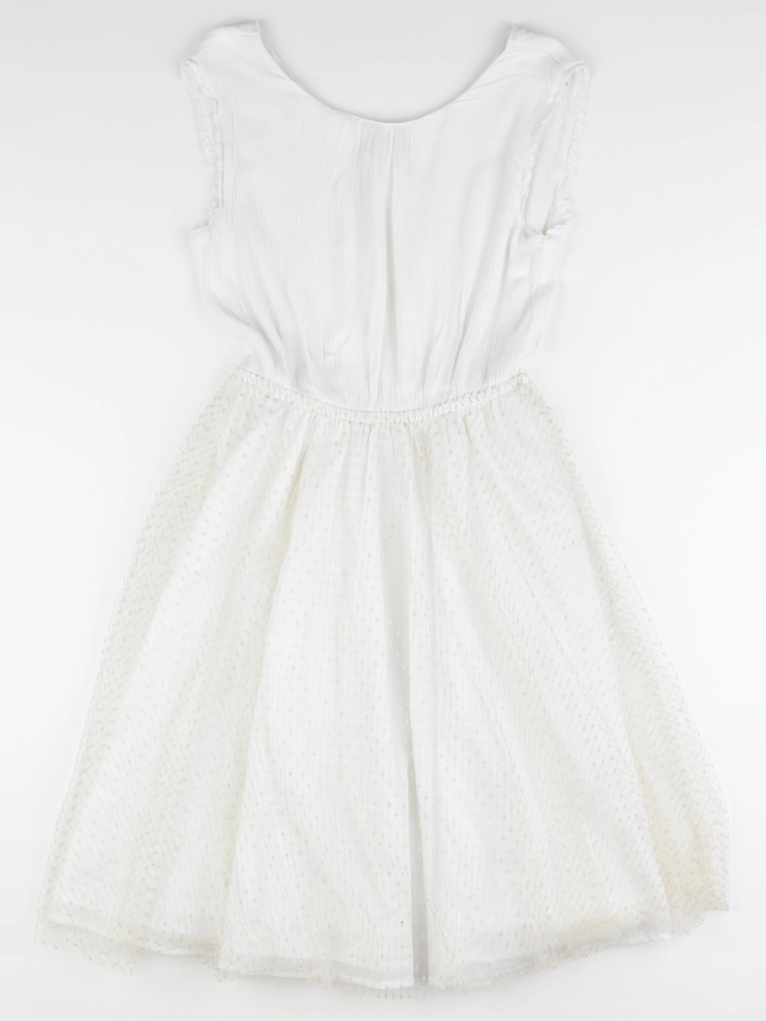 La Redoute - robe blanc, or - 12 ans