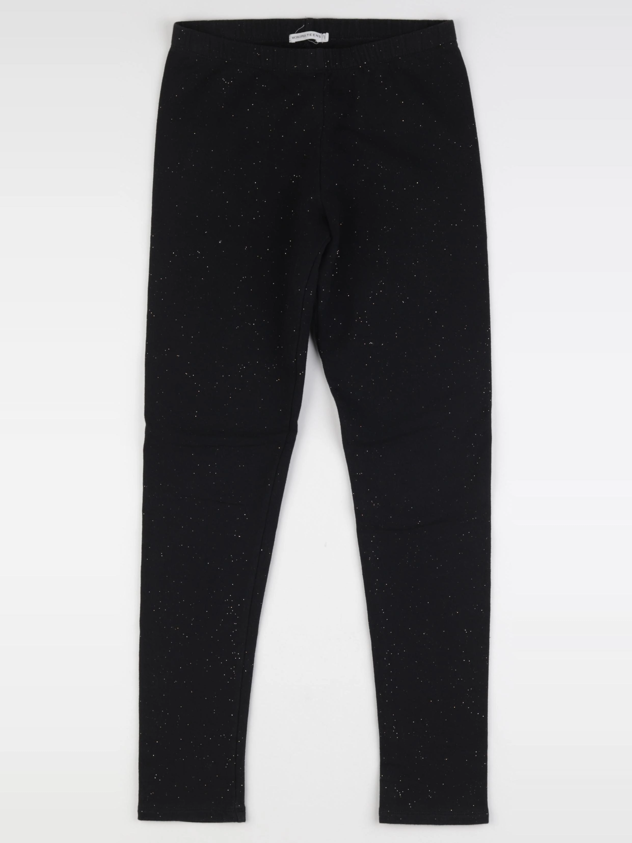 Monoprix - legging noir, or - 14 ans