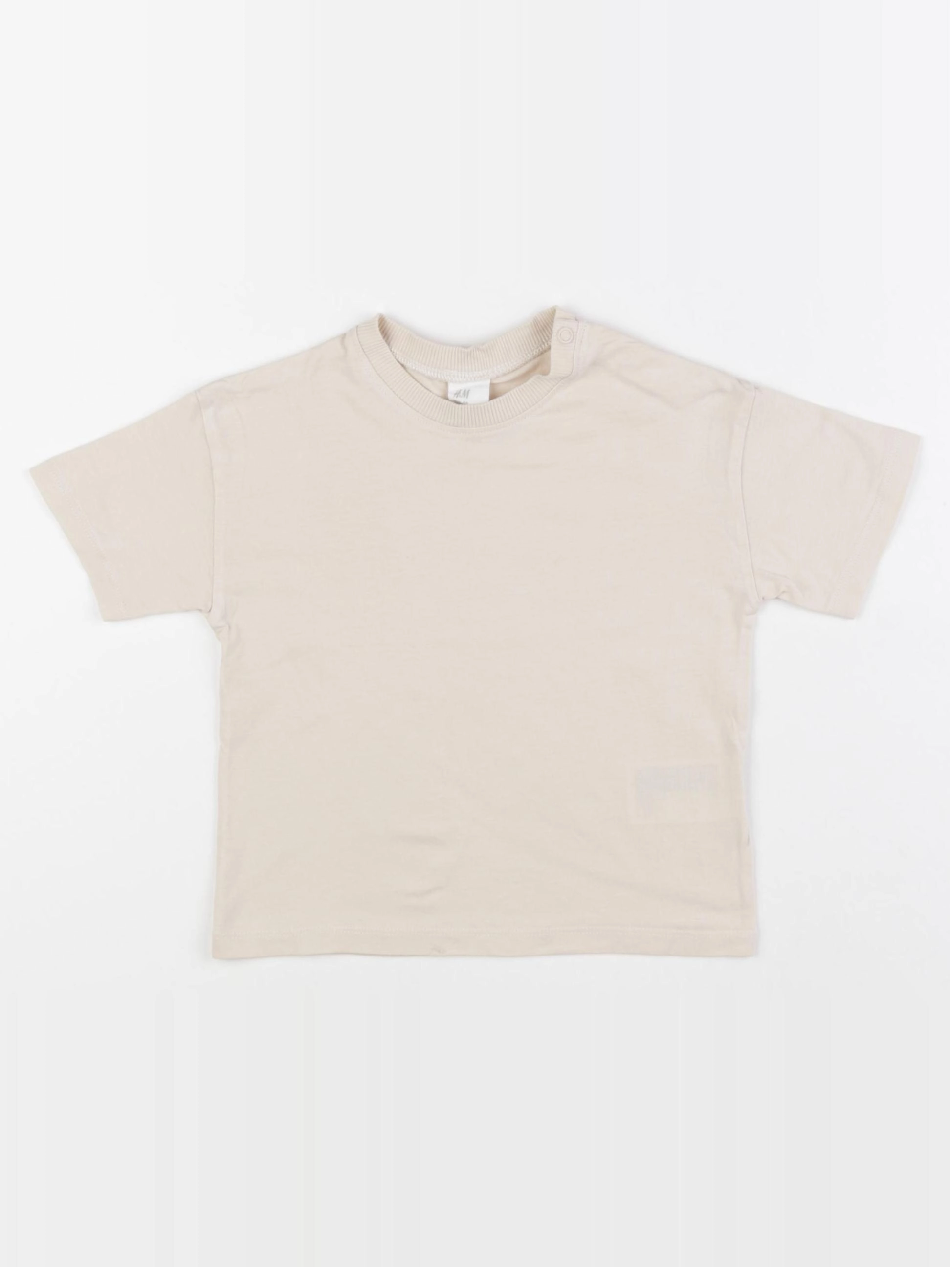 H&M - tee-shirt beige - 12/18 mois