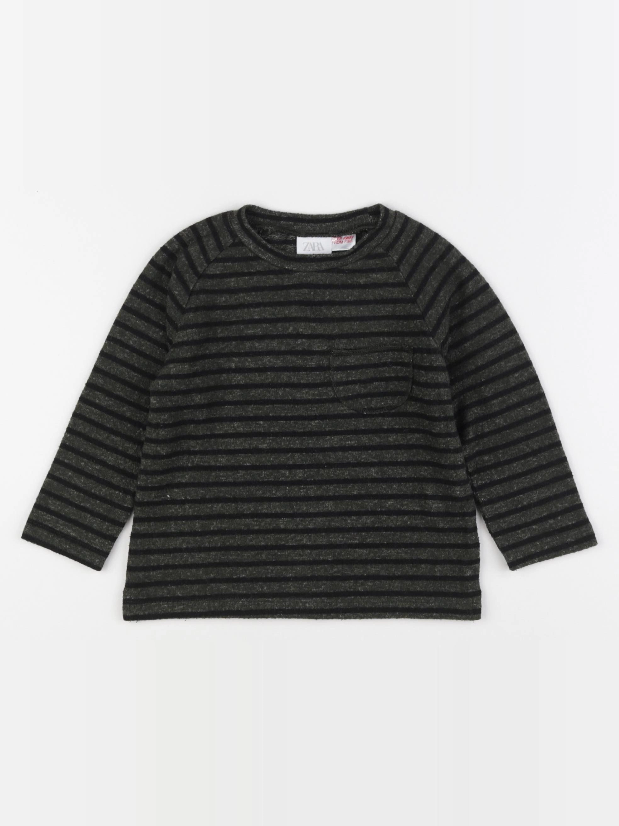 Zara - tee-shirt vert - 9/12 mois