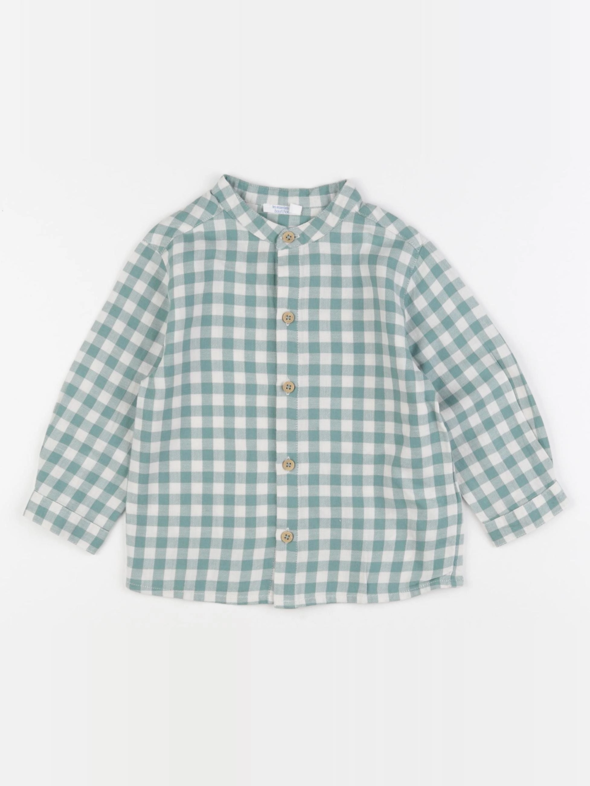 Boutchou - chemise vert - 18 mois
